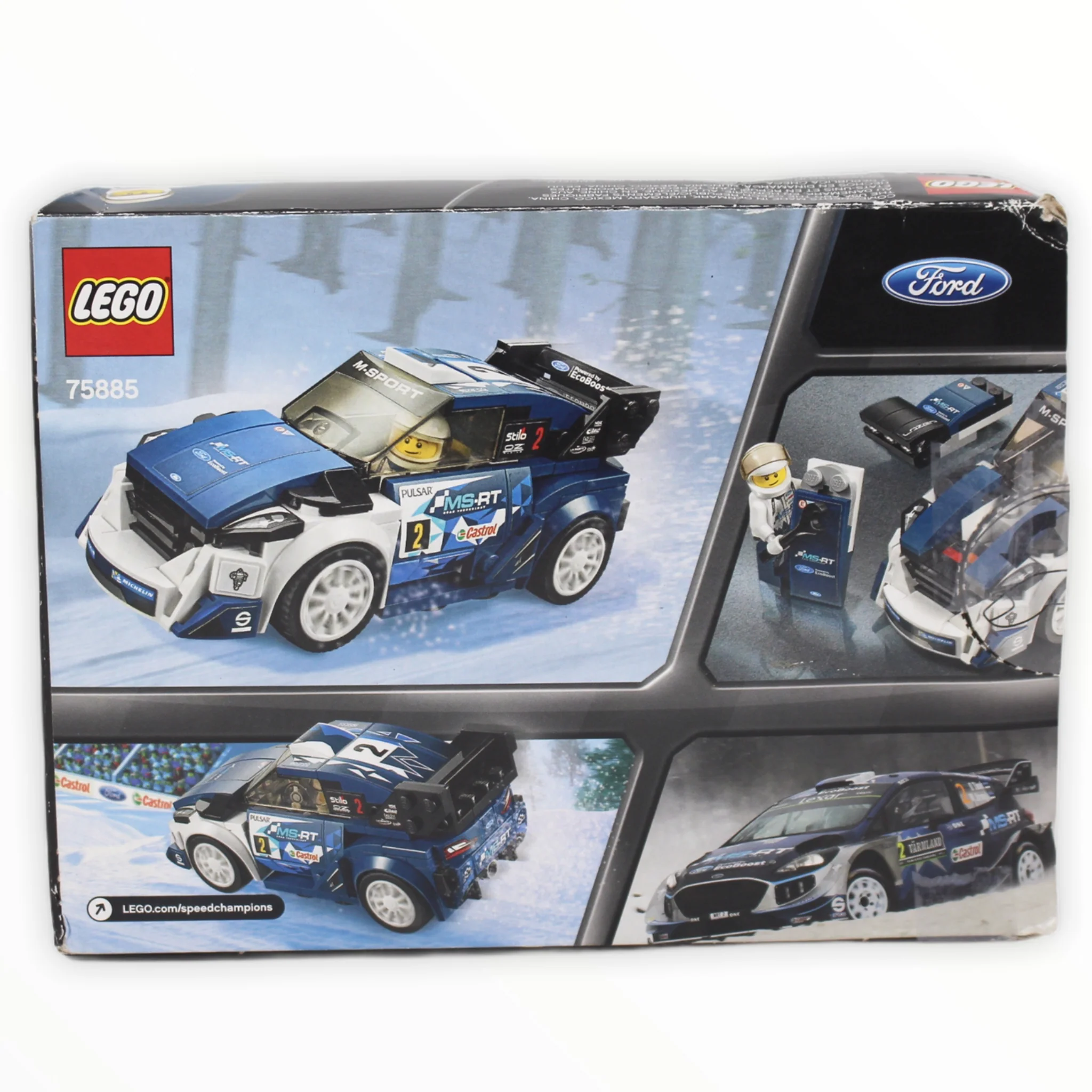 Certified Used Set 75885 Speed Champions Ford Fiesta M-Sport WRC - Image 2