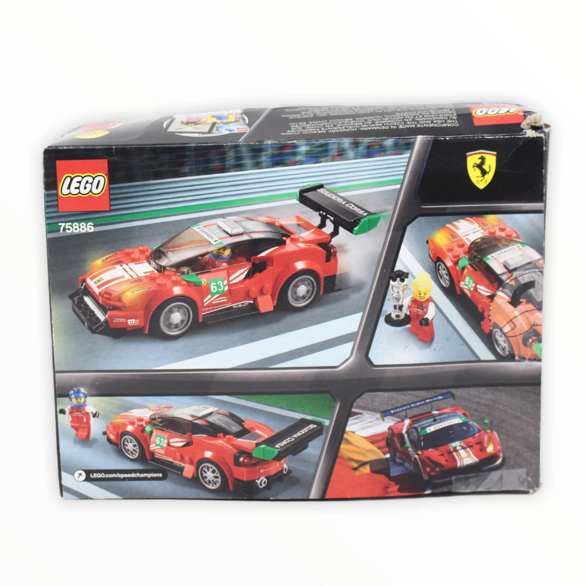 Certified Used Set 75886 Speed Champions Ferrari 488 GT3 “Scuderia Corsa” - Image 2