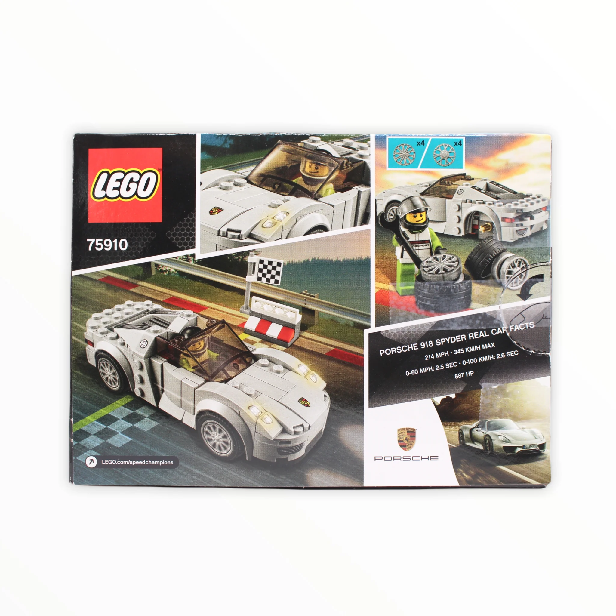 Certified Used Set 75910 Speed Champions Porsche 918 Spyder - Image 2