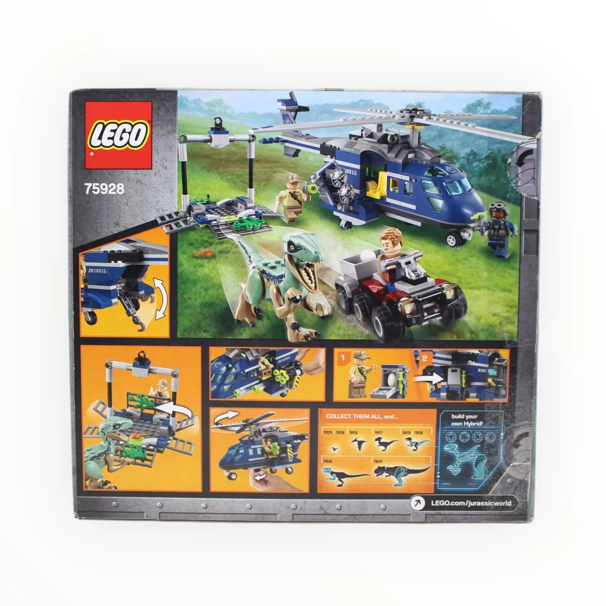 Certified Used Set 75928 Jurassic World Blue’s Helicopter Pursuit - Image 2