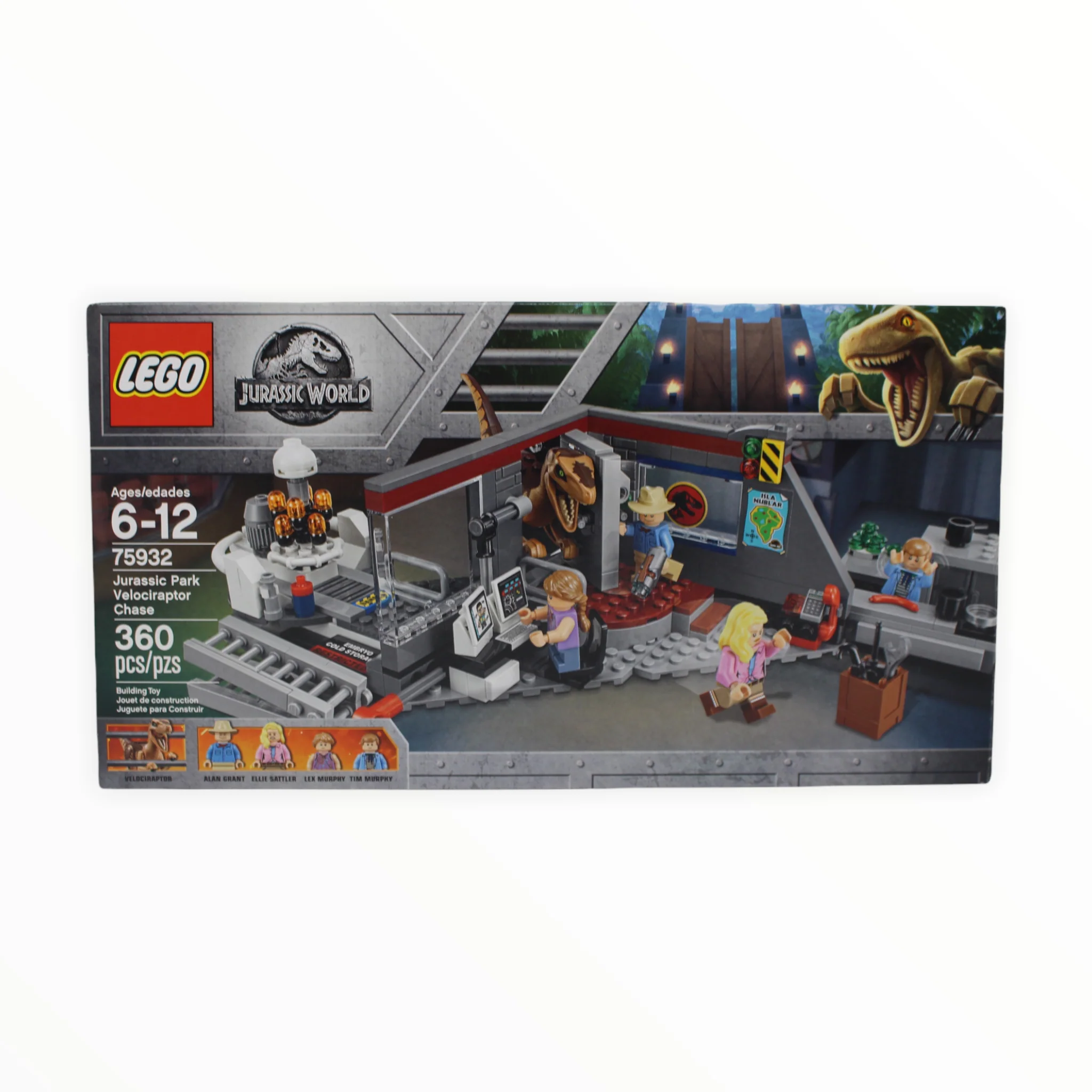 Certified Used Set 75932 Jurassic Park Velociraptor Chase