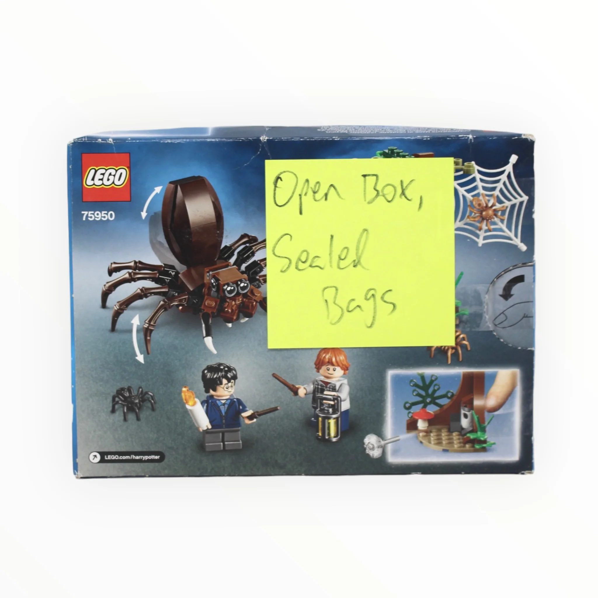Certified Used Set 75950 Harry Potter Aragog’s Lair (open box, sealed bags) - Image 2