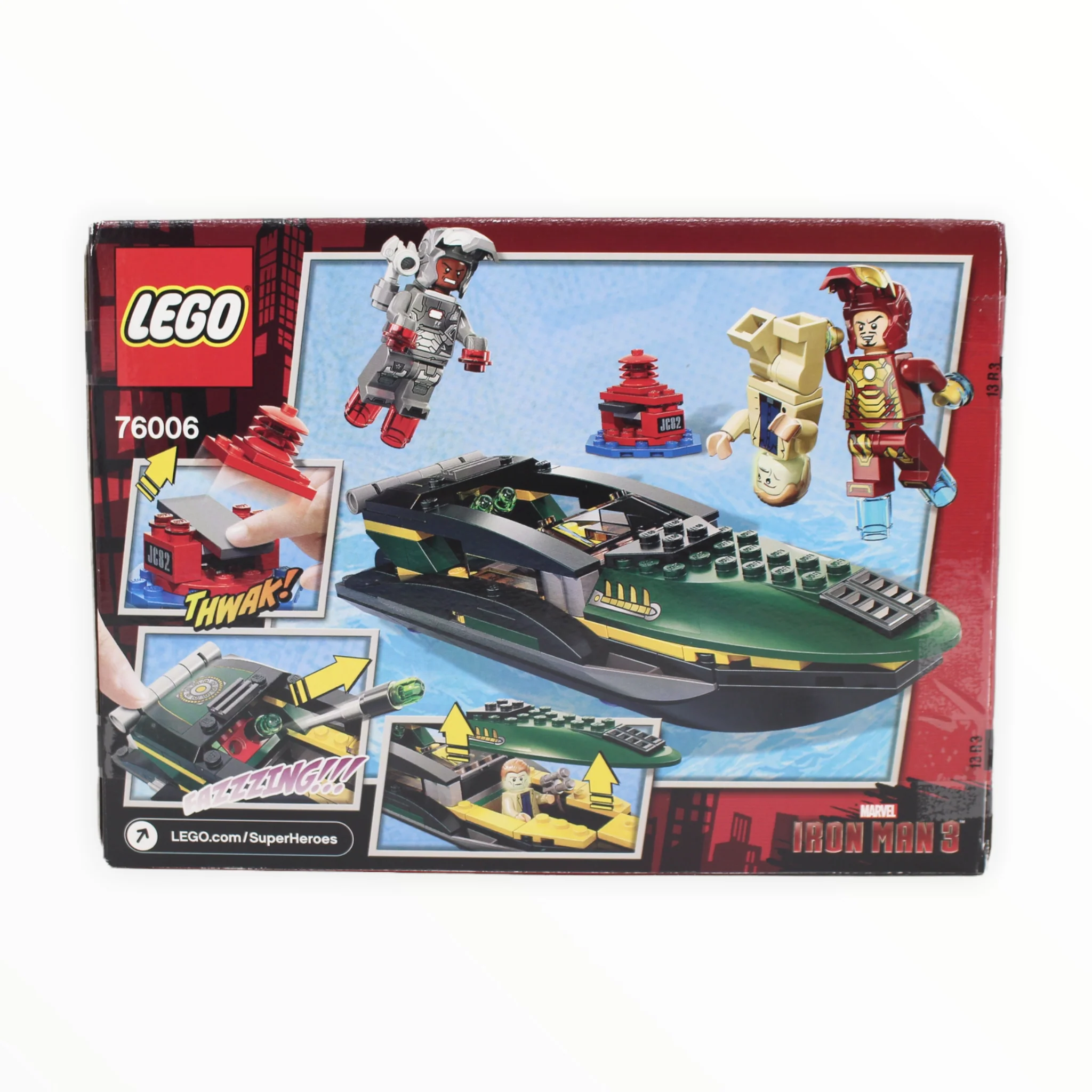 Certified Used Set 76006 Marvel Super Heroes Iron Man: Extremis Sea Port Battle - Image 2