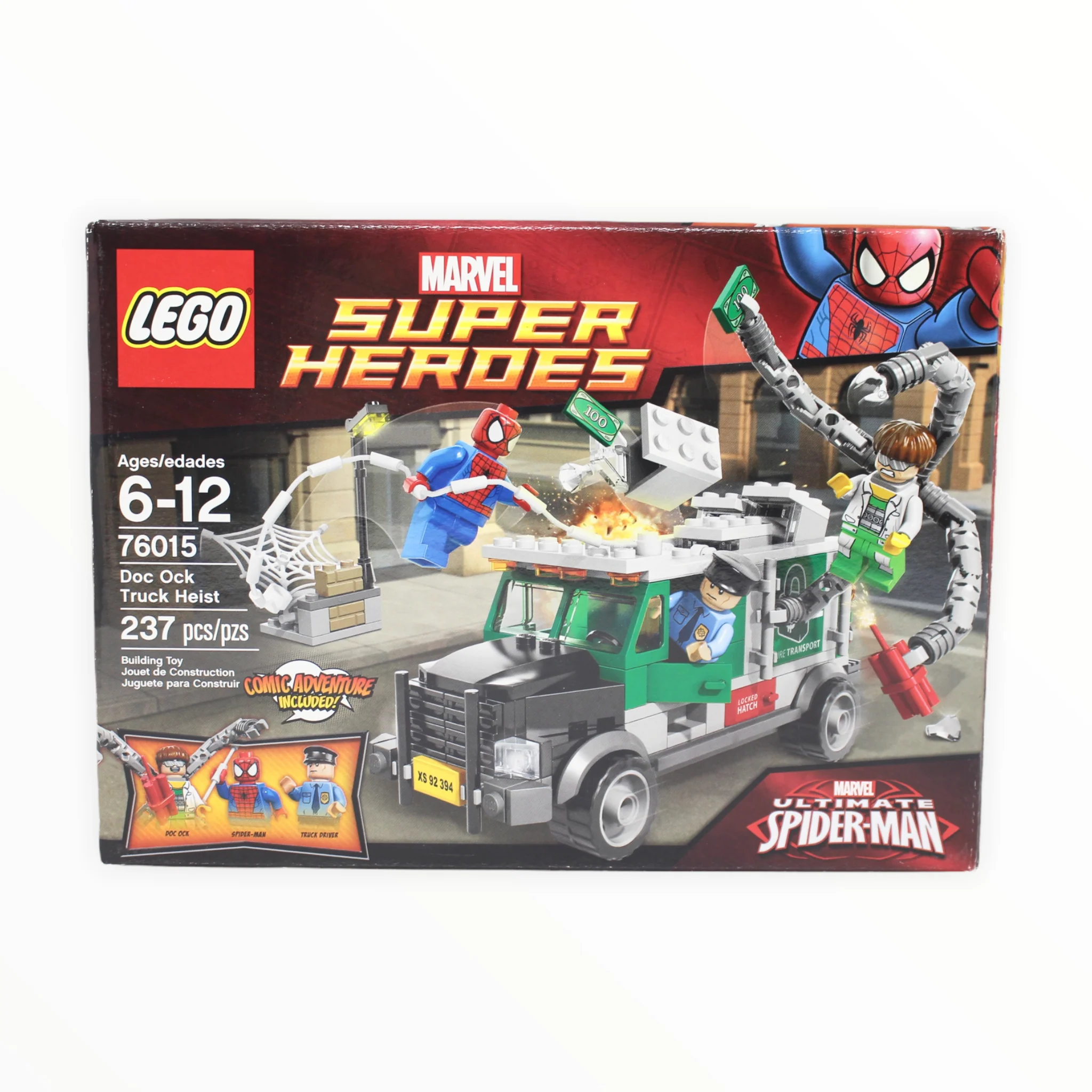 Certified Used Set 76015 Marvel Super Heroes Doc Ock Trust Heist