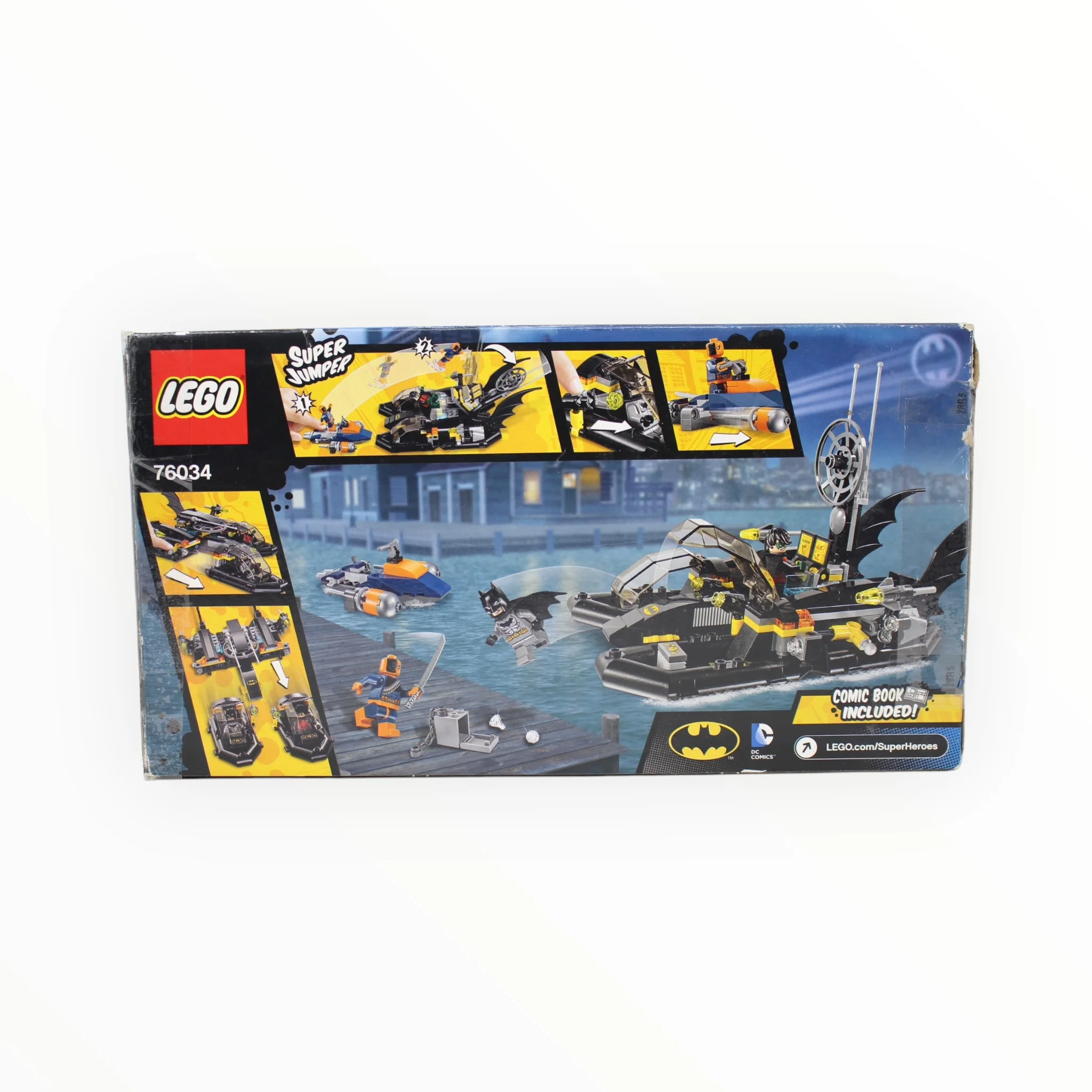 Certified Used Set 76034 DC Super Heroes The Batboat Harbor Pursuit - Image 2