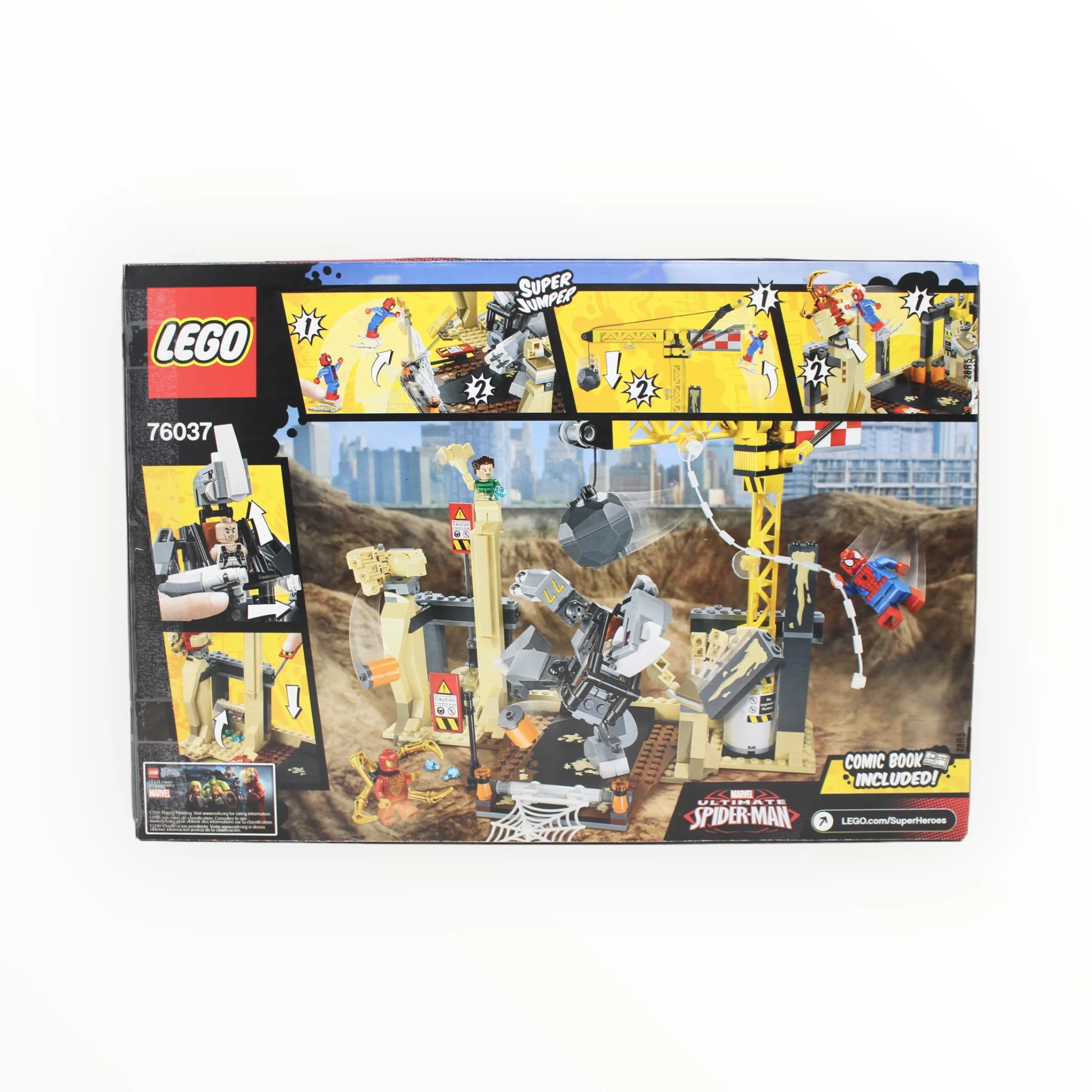 Certified Used Set 76037 Marvel Super Heroes Rhino and Sandman Super Villain Team-up - Image 2