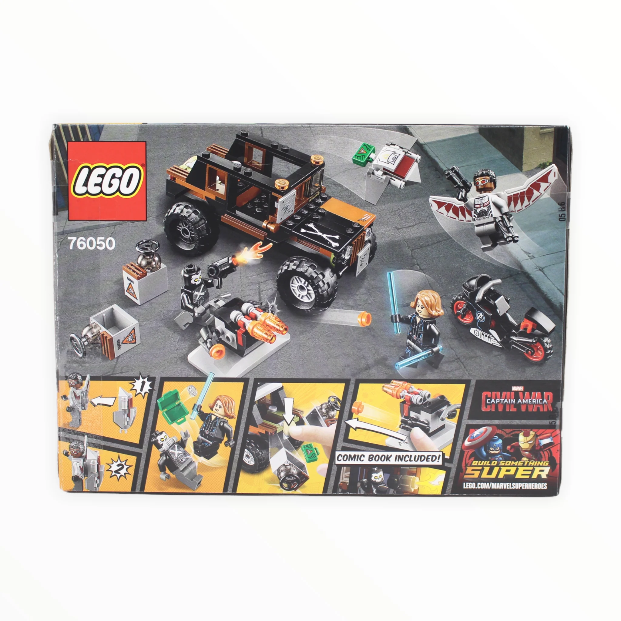 Certified Used Set 76050 Marvel Super Heroes Crossbones’ Hazard Heist - Image 2