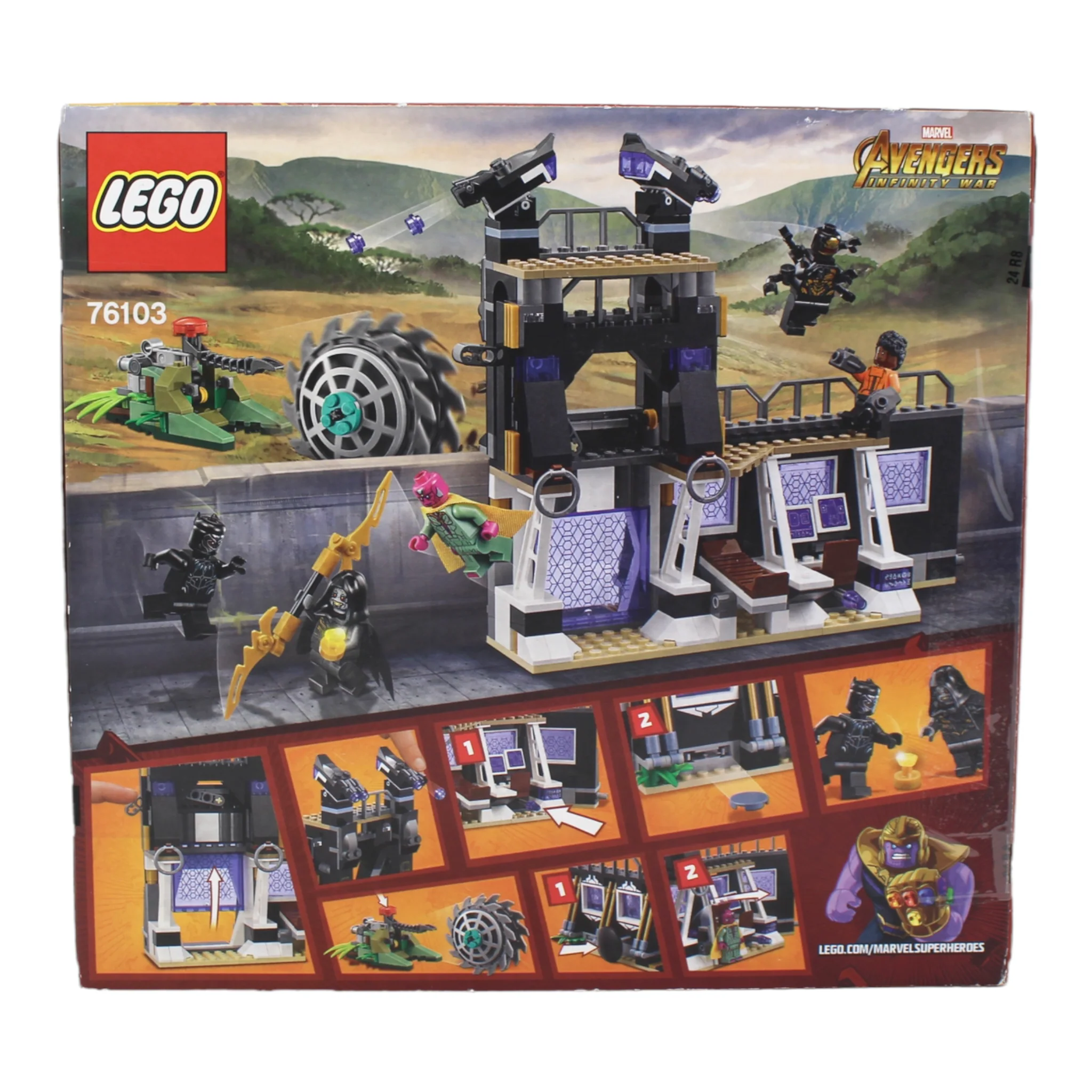 Certified Used Set 76103 Marvel Super Heroes Corvus Glaive Thresher Attack - Image 2