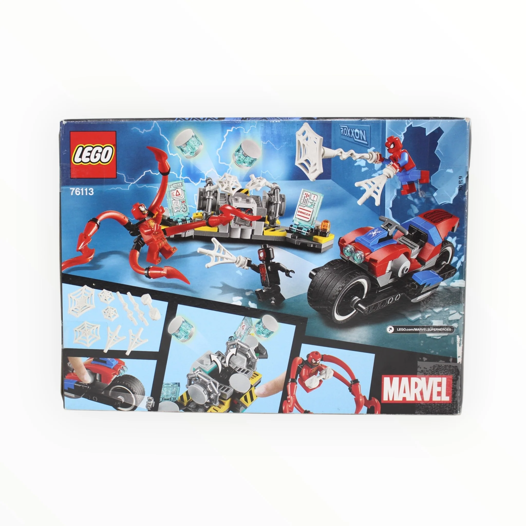 Certified Used Set 76113 Marvel Spider-Man Bike Rescue - Image 2