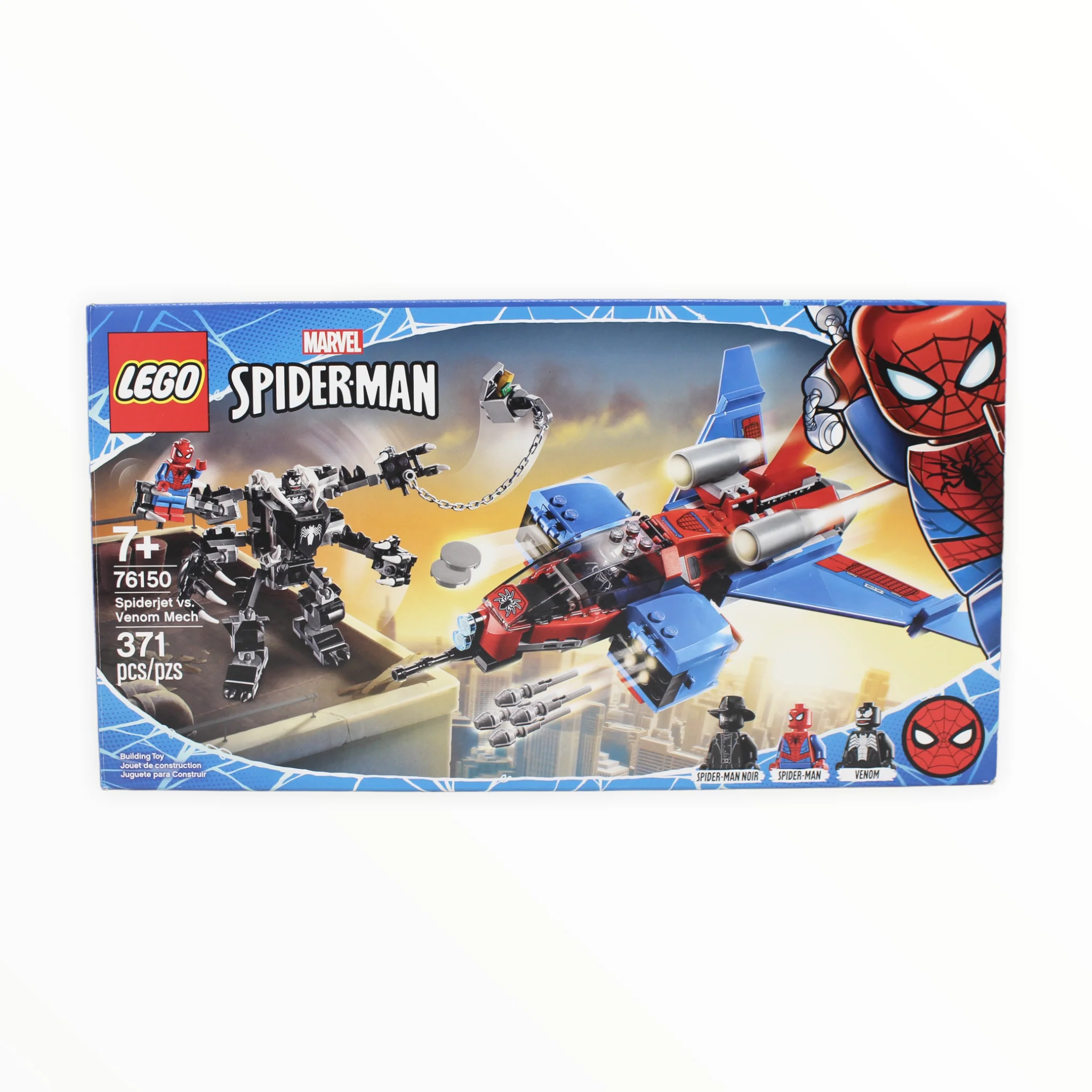 Certified Used Set 76150 Spider-Man Spiderjet vs. Venom Mech