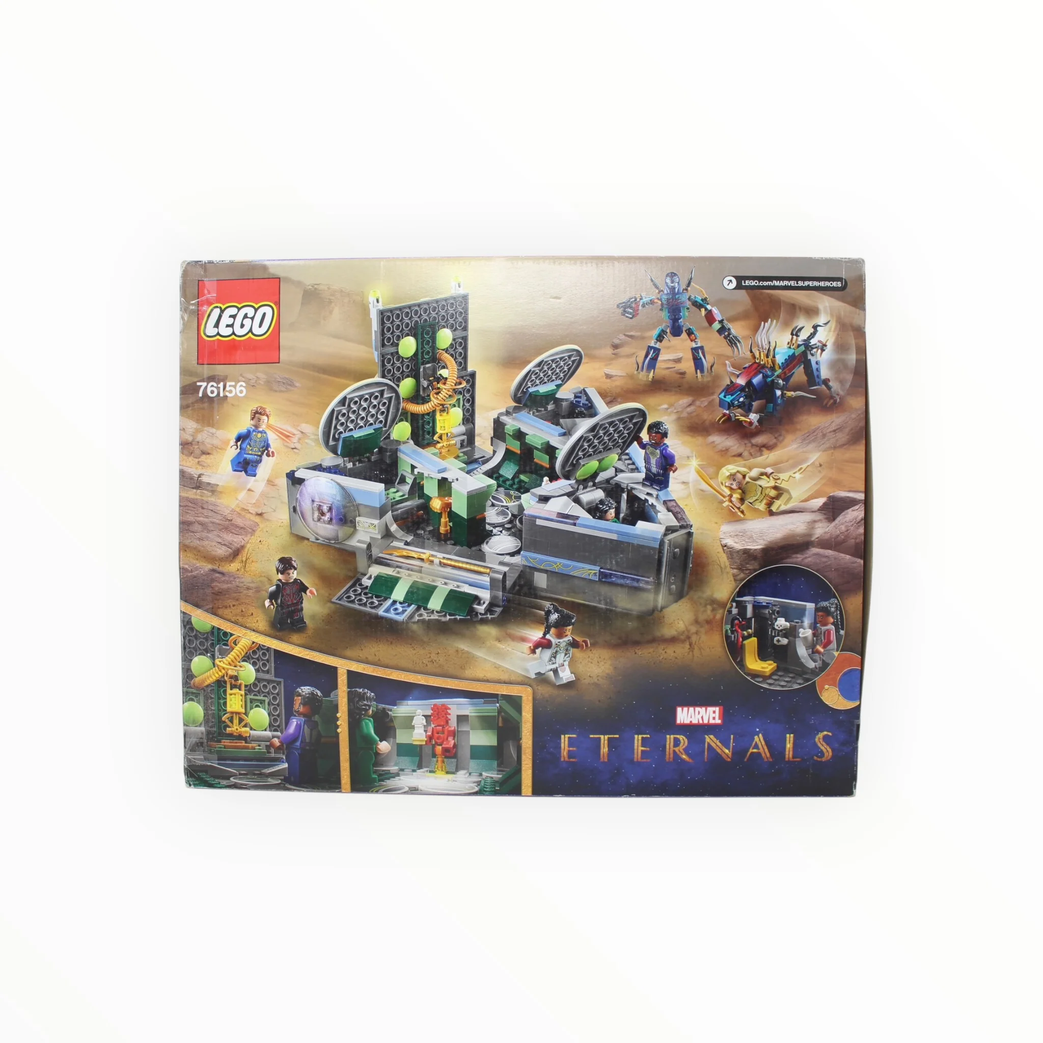 Certified Used Set 76156 Eternals Rise of the Domo (damaged box, open box, sealed bags) - Image 2