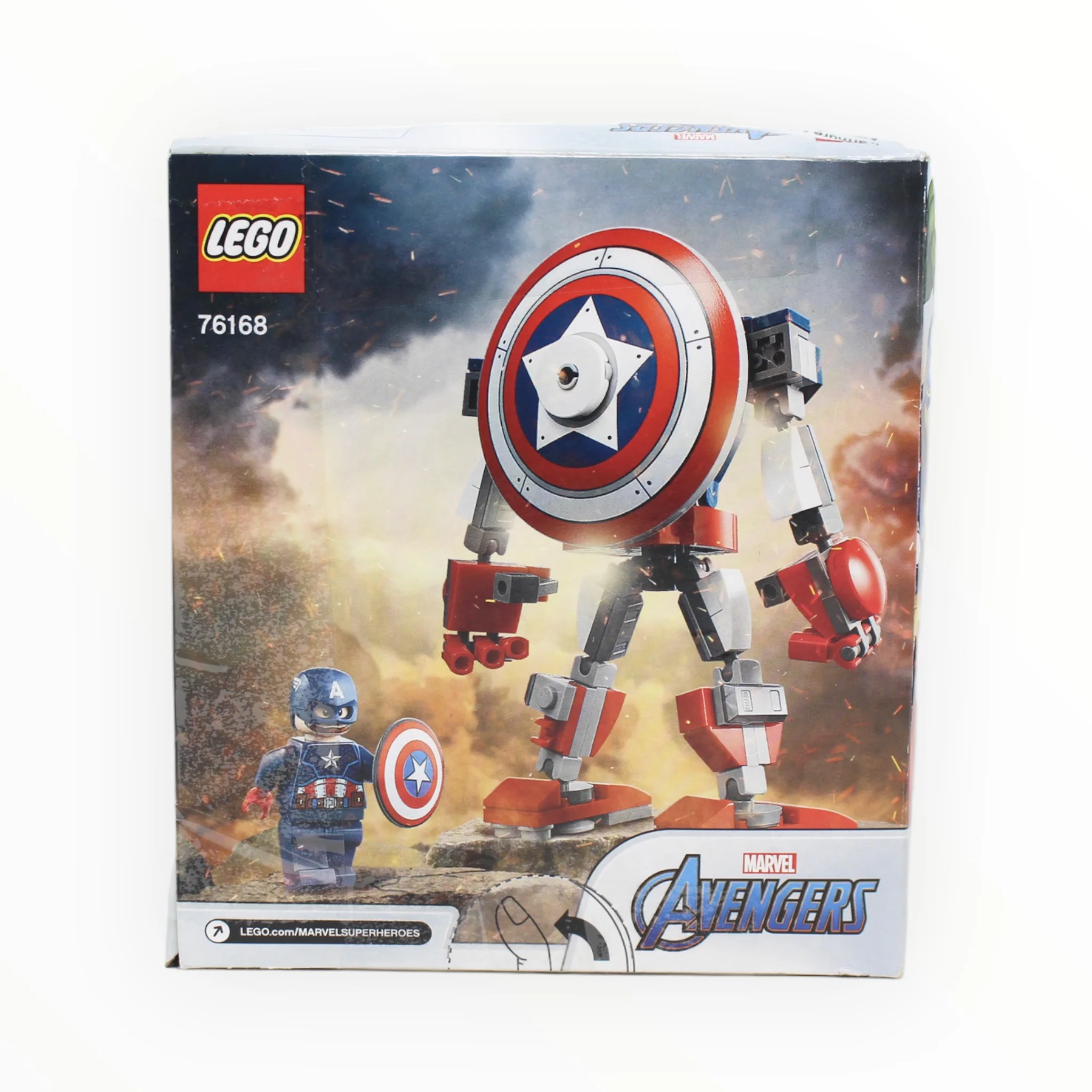 Certified Used Set 76168 Avengers Captain America Mech Armor - Image 2