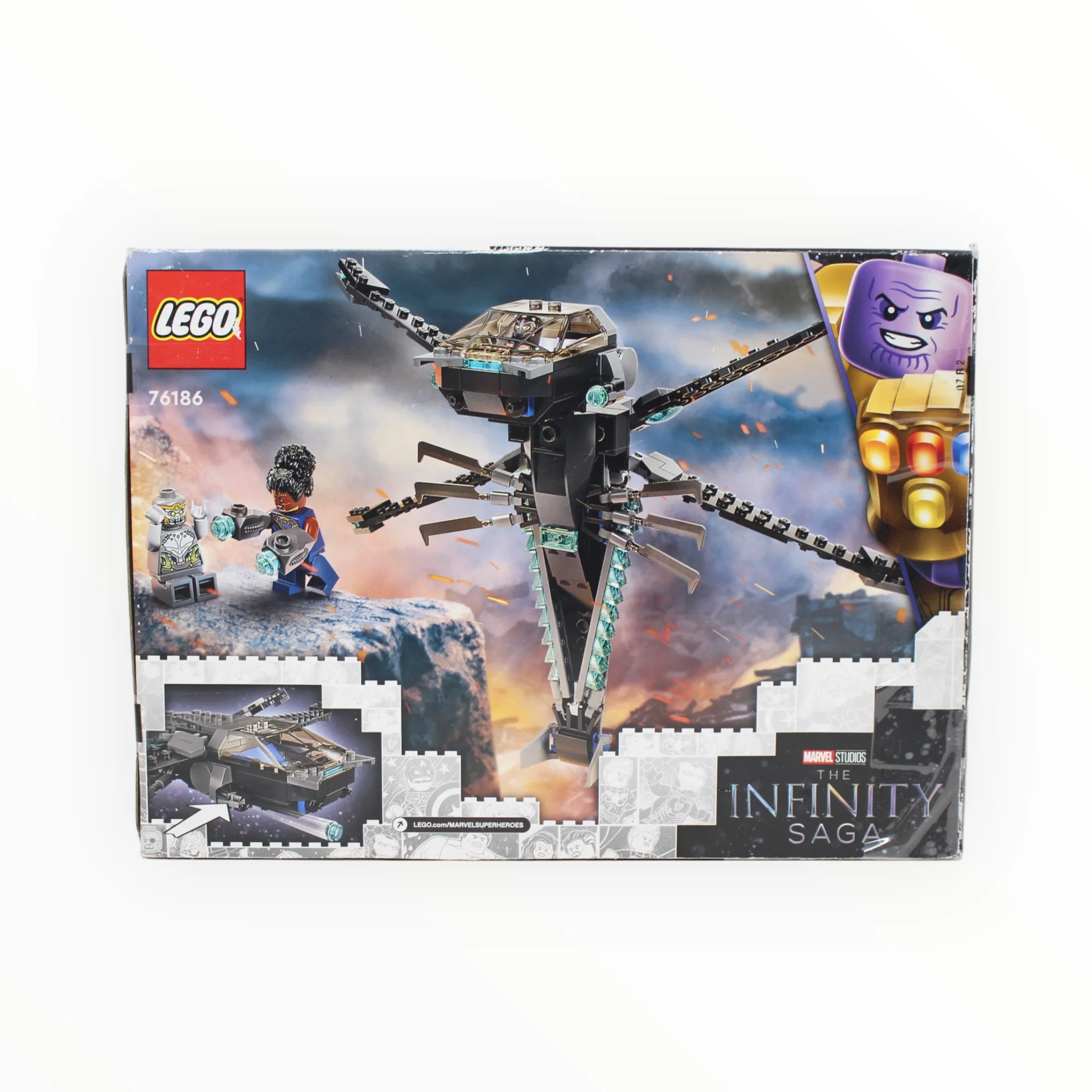 Certified Used Set 76186 Infinity Saga Black Panther Dragon Flyer - Image 2