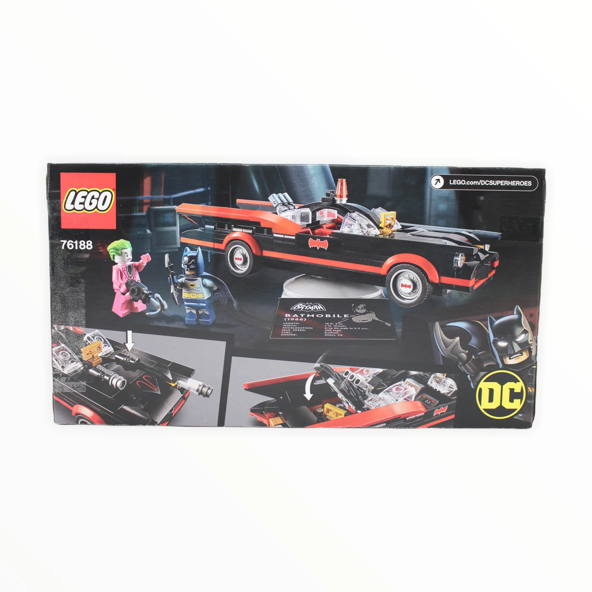 Certified Used Set 76188 DC Batman Classic TV Series Batmobile - Image 2