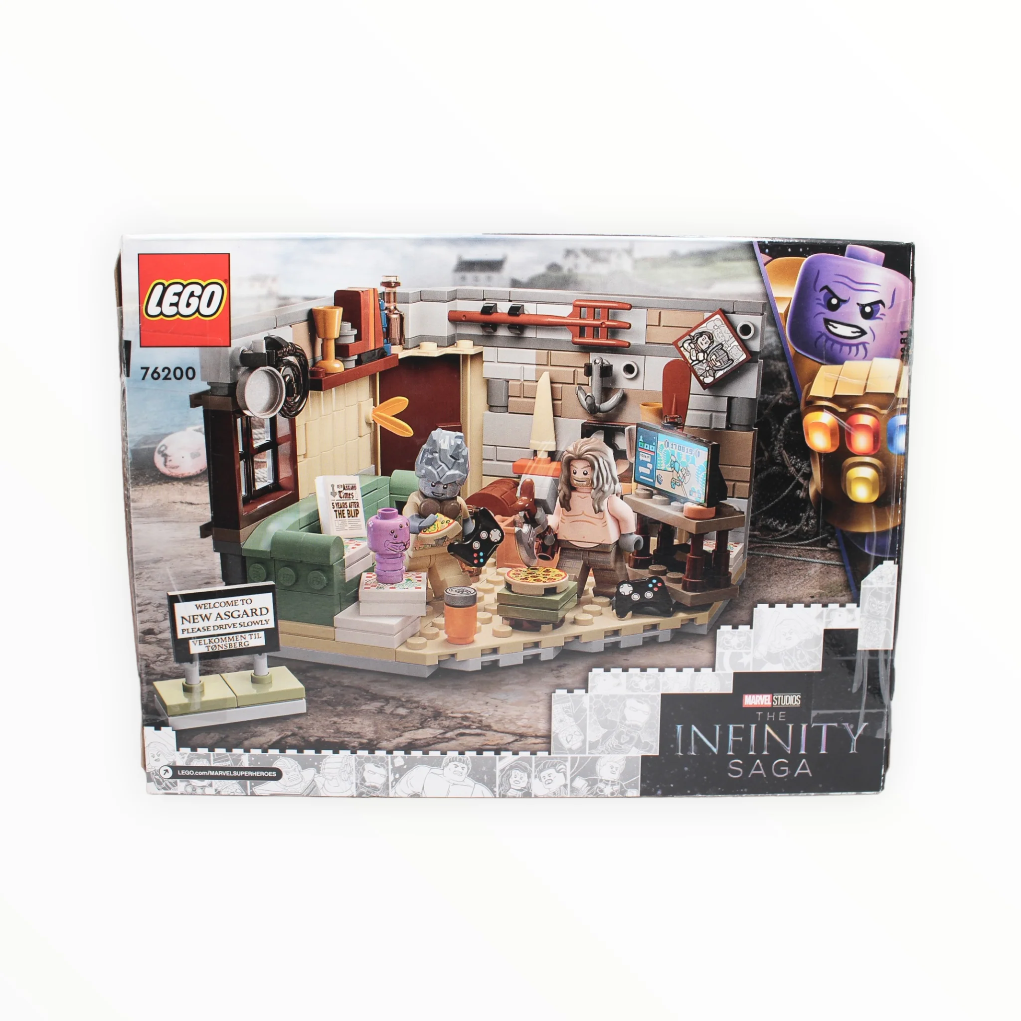 Certified Used Set 76200 Infinity Saga Bro Thor’s New Asgard - Image 2