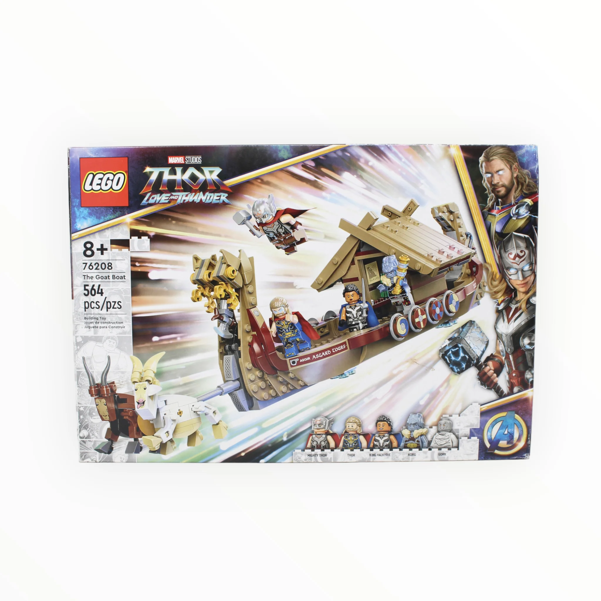 Certified Used Set 76208 Thor: Love and Thunder The Goat Boat