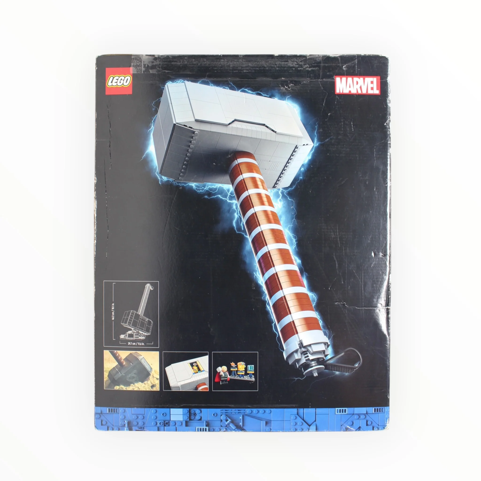 Certified Used Set 76209 Infinity Saga Thor’s Hammer (open box, sealed bags, damaged box) - Image 2