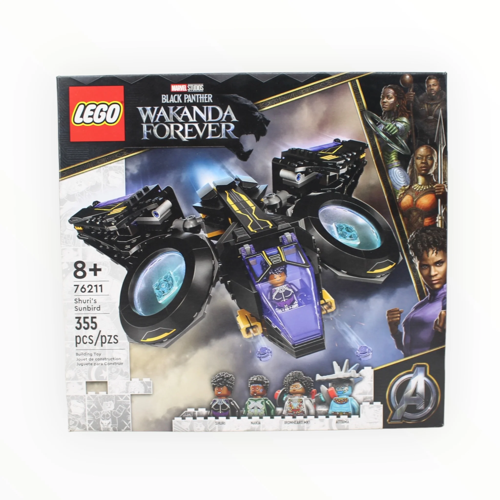 Certified Used Set 76211 Wakanda Forever Shuri’s Sunbird