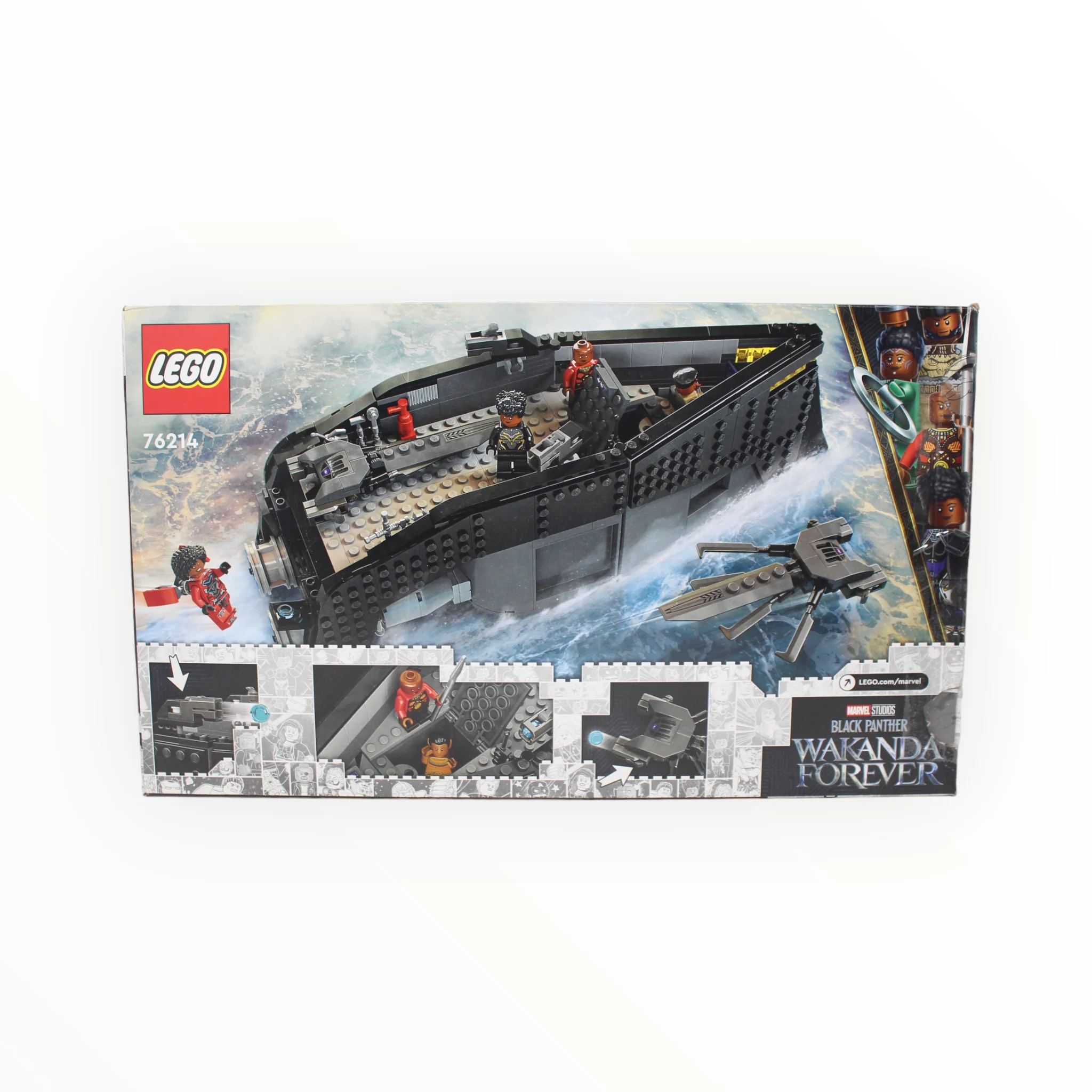 Certified Used Set 76214 Wakanda Forever Black Panther: War on the Water (open box, sealed bags) - Image 2