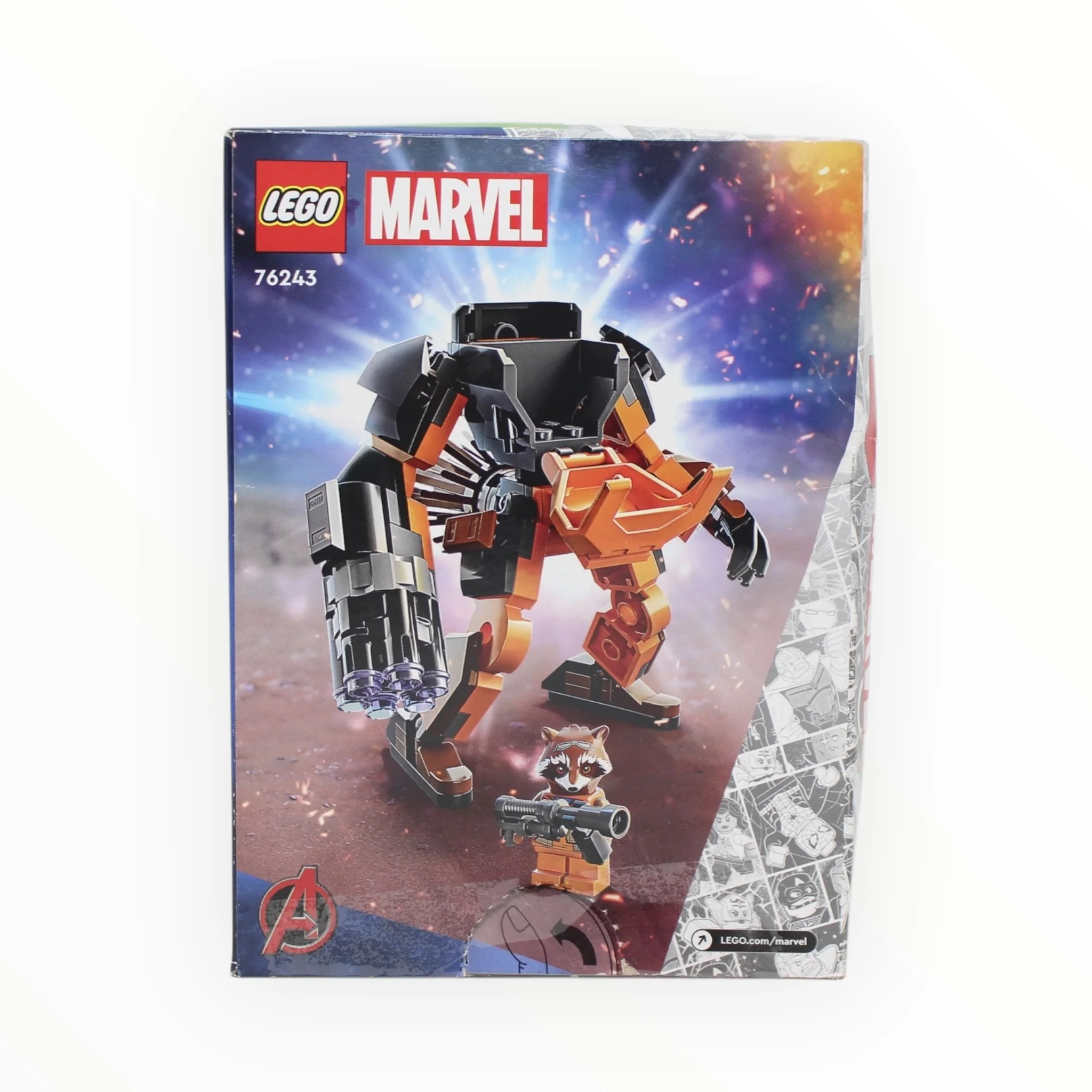 Certified Used Set 76243 Marvel Rocket Mech Armor - Image 2