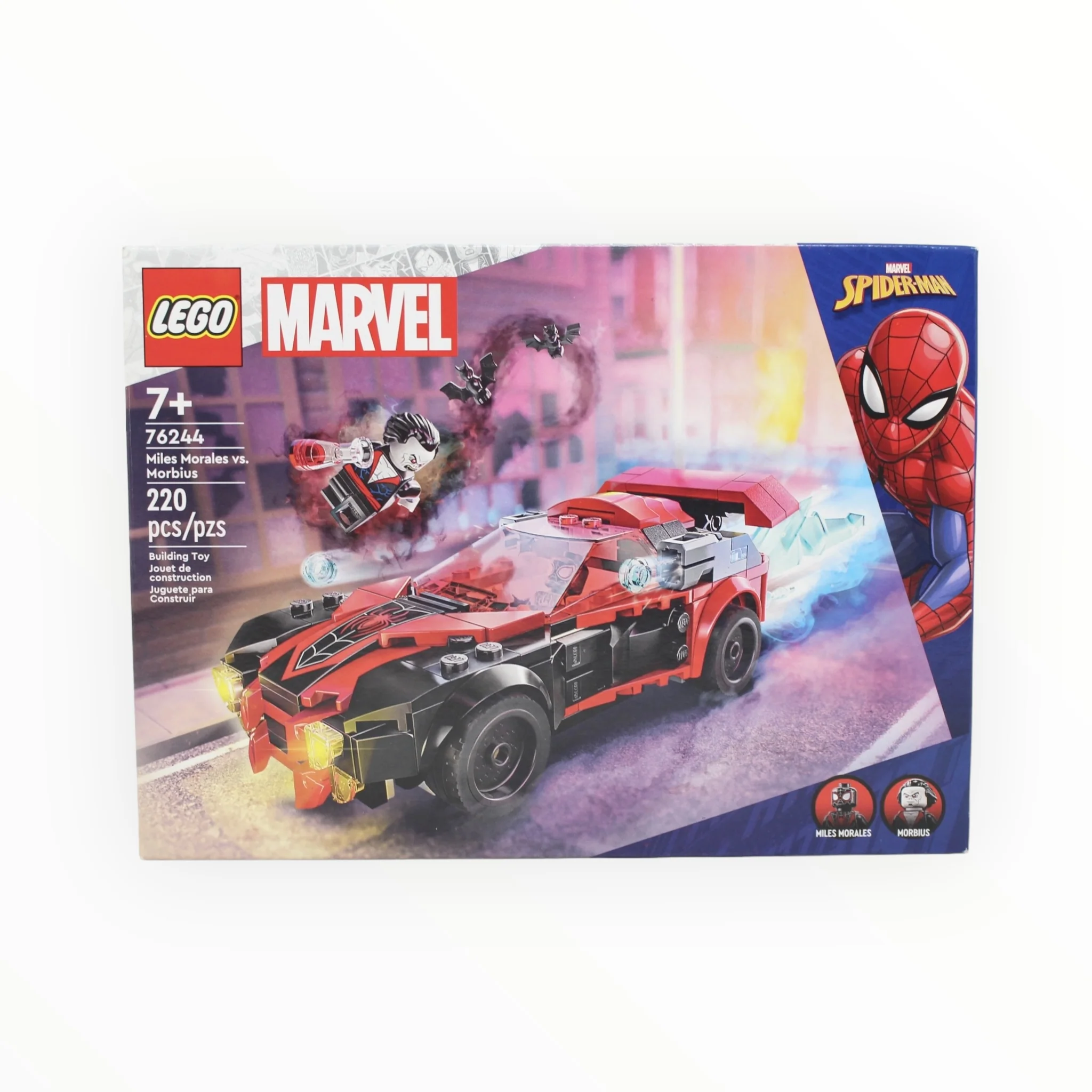 Certified Used Set 76244 Spider-Man Miles Morales vs. Morbius