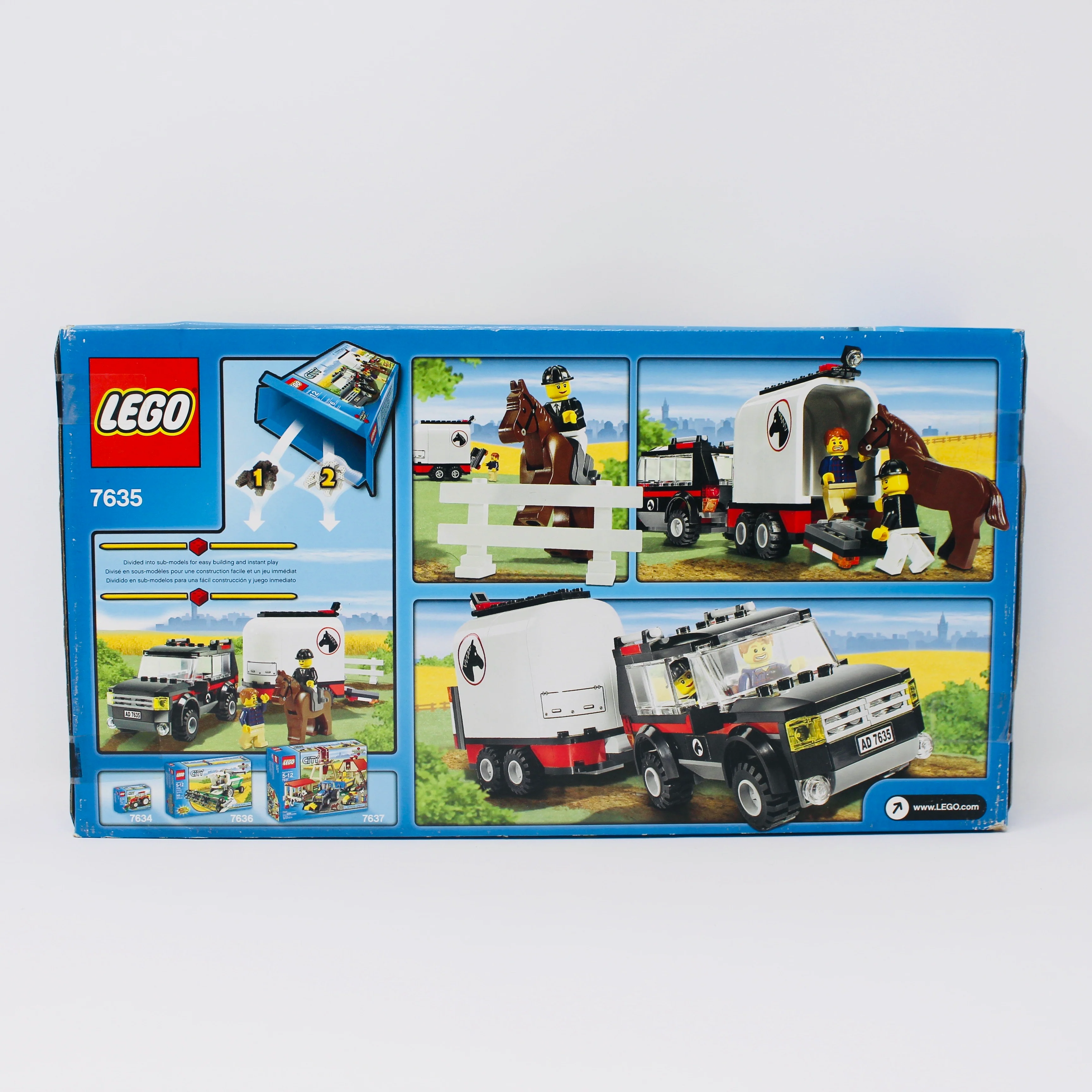 Certified Used Set 7635 City 4WD with Horse Trailer - Image 2