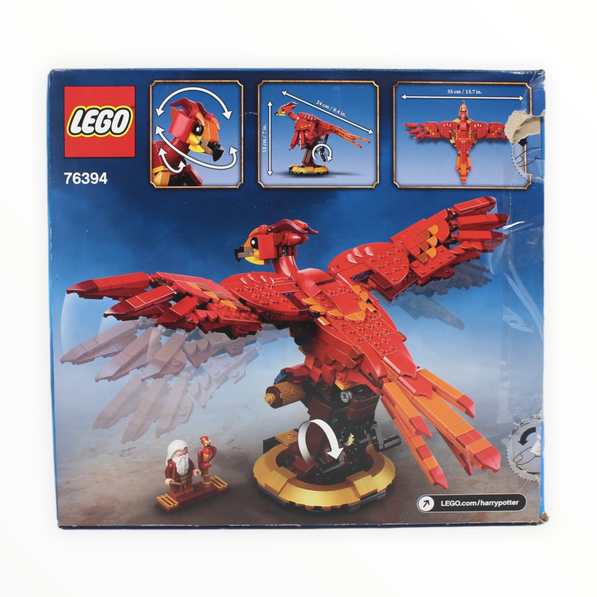 Certified Used Set 76394 Harry Potter Fawkes, Dumbledoreās Phoenix - Image 2