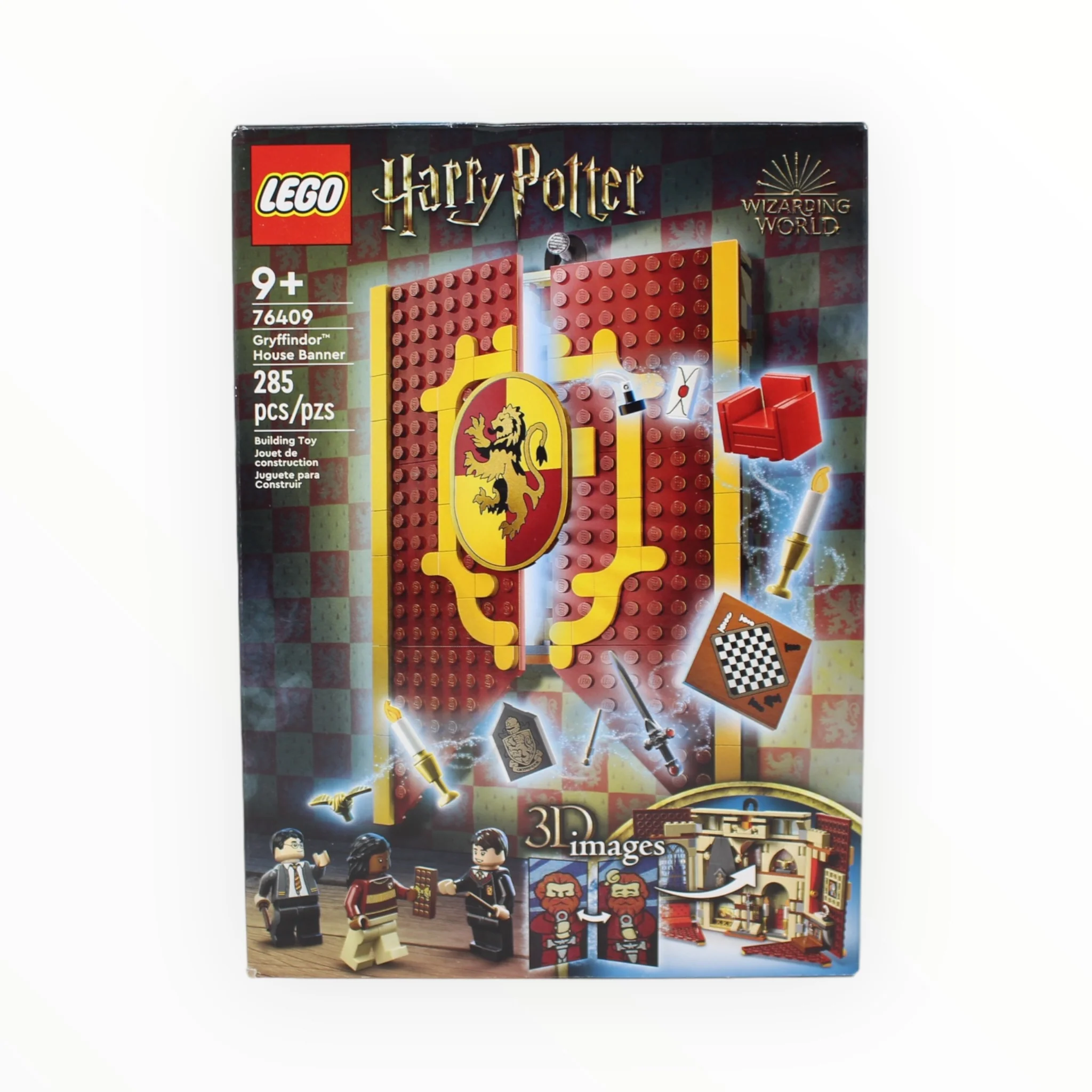 Certified Used Set 76409 Harry Potter Gryffindor House Banner