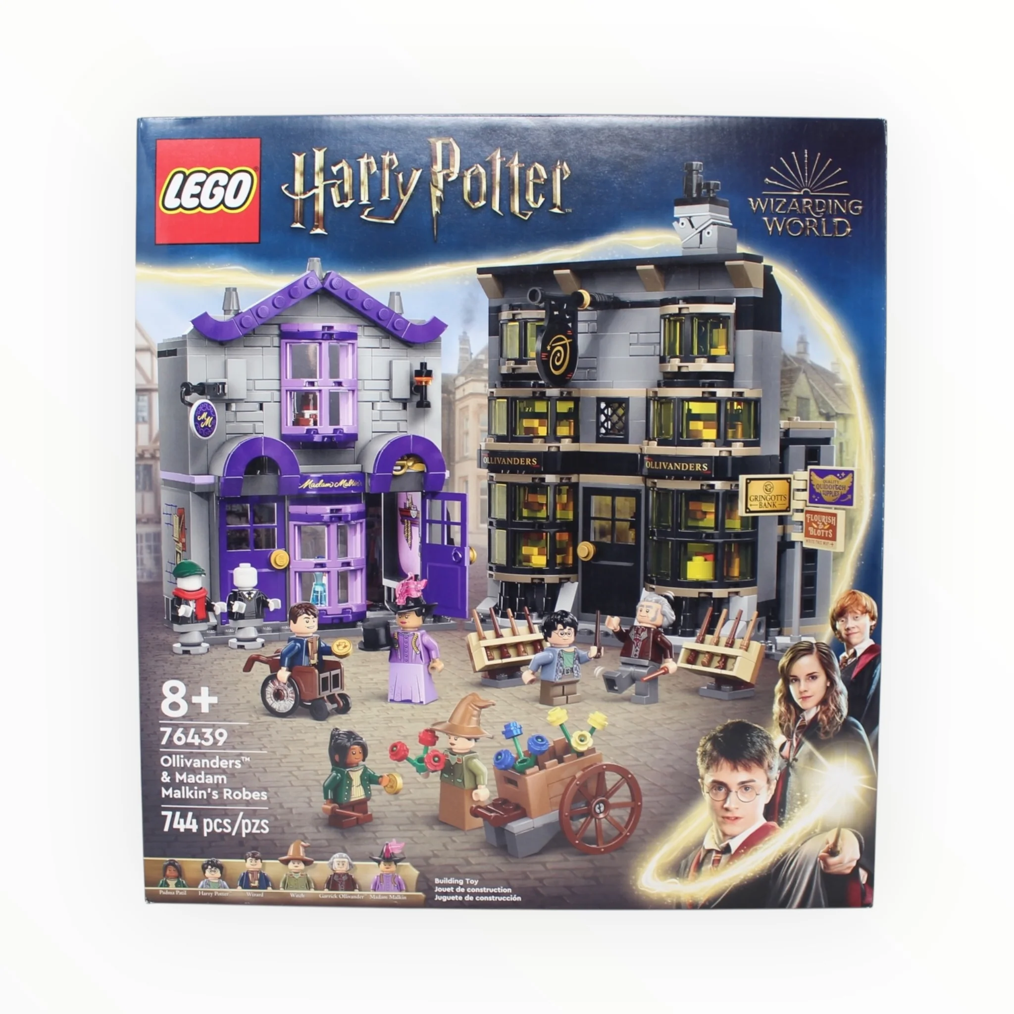Certified Used Set 76439 Harry Potter Ollivanders & Madam Malkin’s Robes