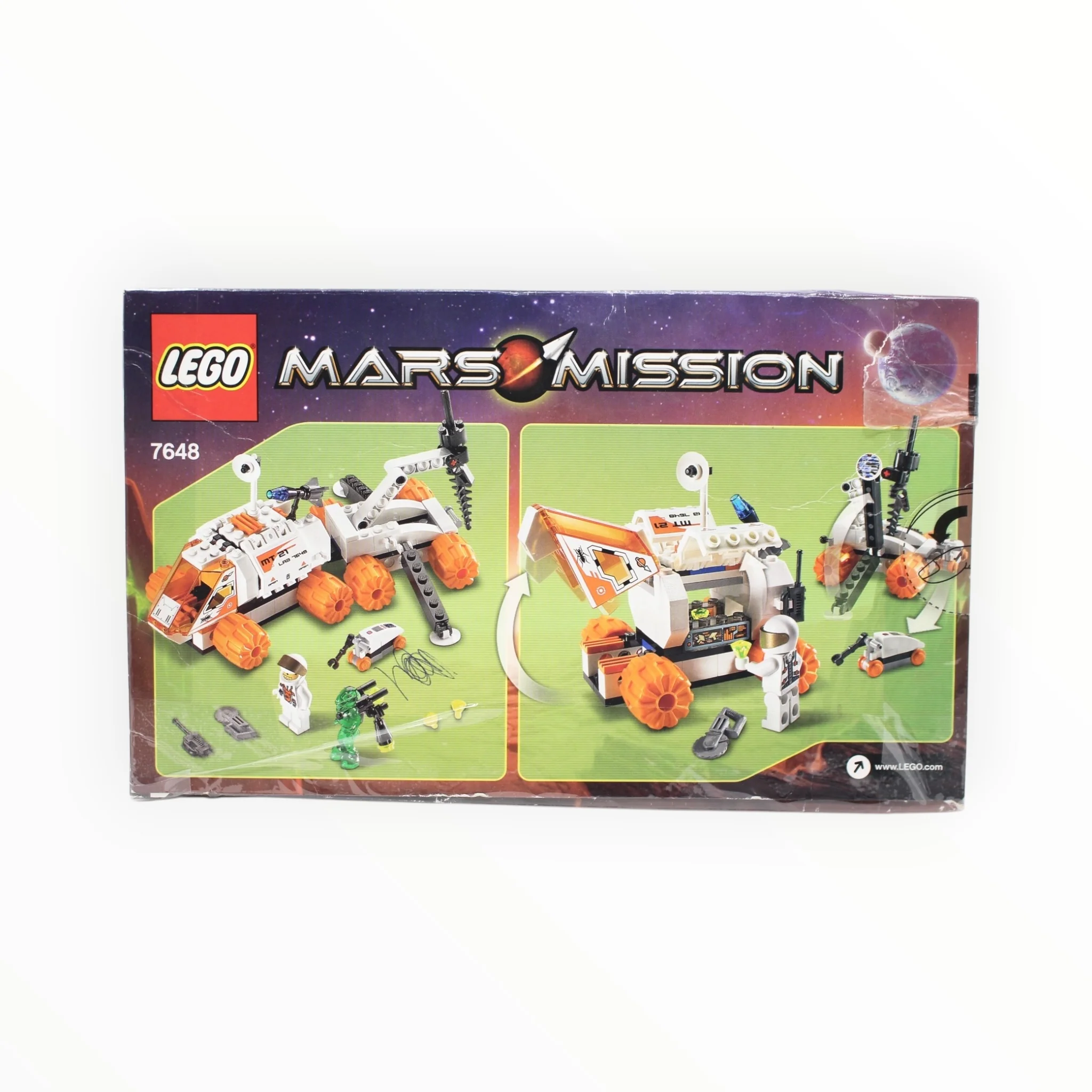 Certified Used Set 7648 Mars Mission MT-21 Mobile Mining Unit (open box, sealed bags) - Image 2