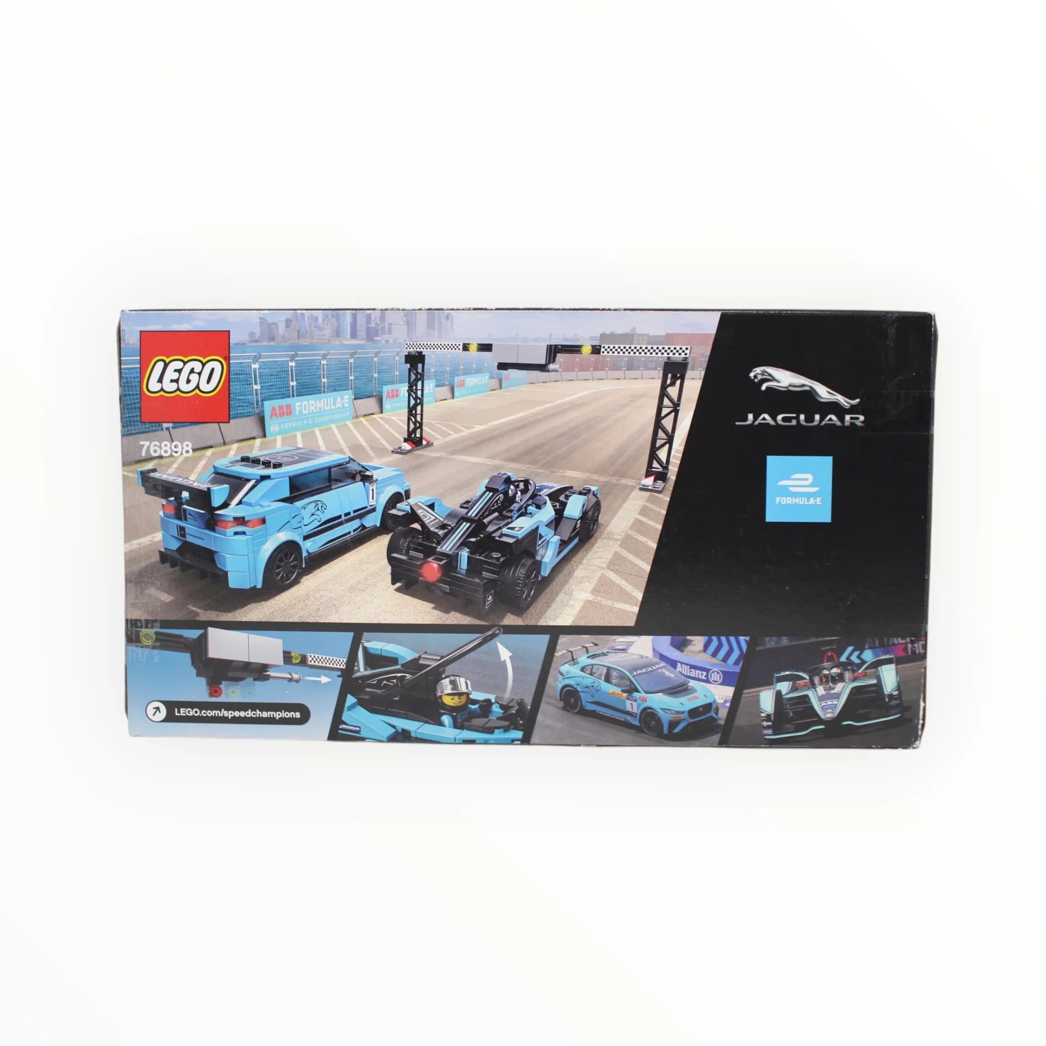 Certified Used Set 76898 Speed Champions Formula E Panasonic Jaguar Racing GEN2 Car & Jaguar I-PACE eTROPHY - Image 2