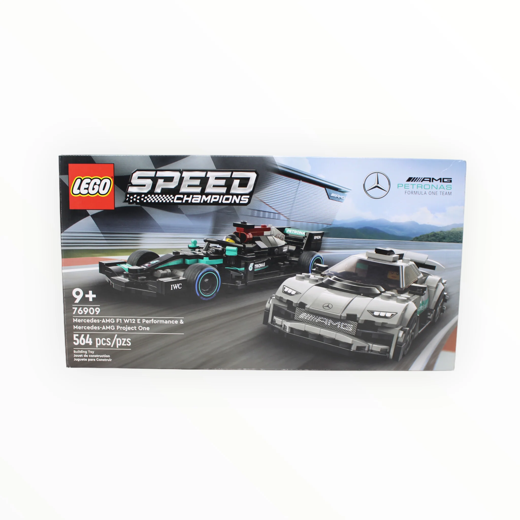 Certified Used Set 76909 Speed Champions Mercedes-AMG F1 W12 E Performance & Mercedes-AMG Project One