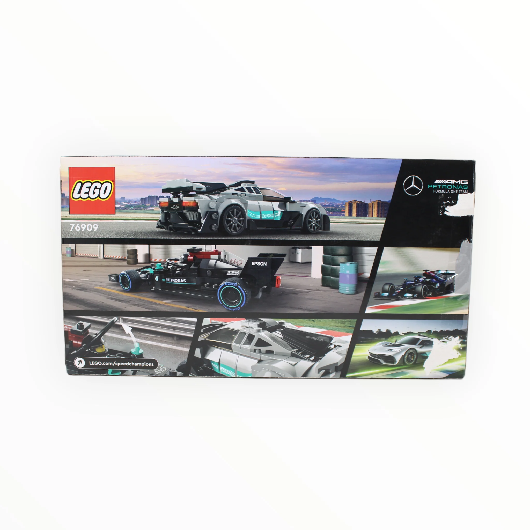 Certified Used Set 76909 Speed Champions Mercedes-AMG F1 W12 E Performance & Mercedes-AMG Project One - Image 2
