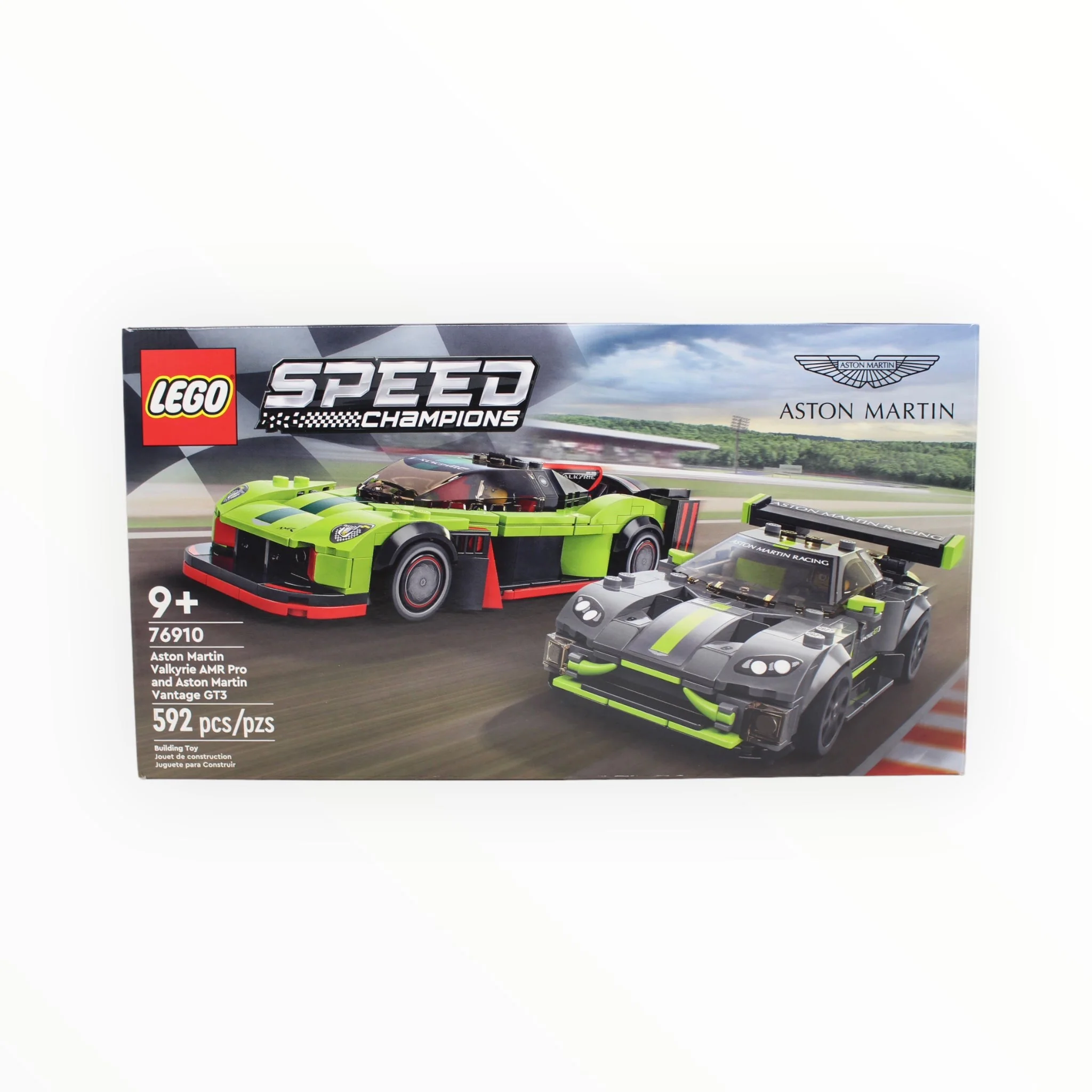 Certified Used Set 76910 Speed Champions Aston Martin Valkyrie AMR Pro and Aston Martin Vantage GT3 (open box, sealed bags)