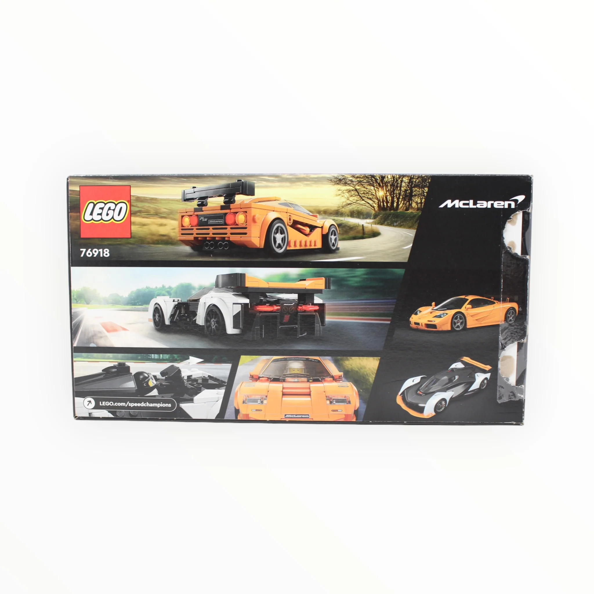 Certified Used Set 76918 Speed Champions McLaren Solus GT & McLaren F1 LM - Image 2