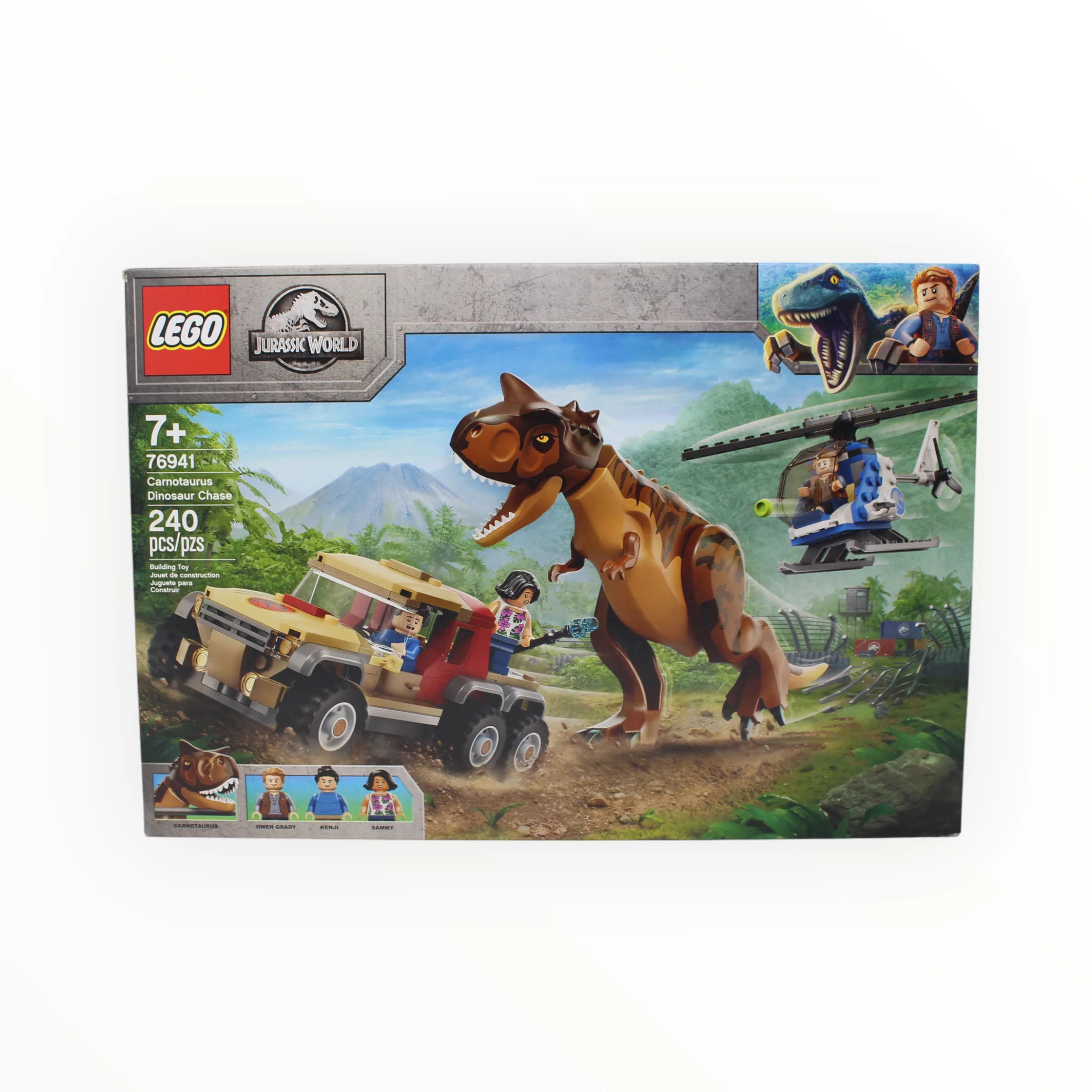Certified Used Set 76941 Jurassic World Carnotaurus Dinosaur Chase