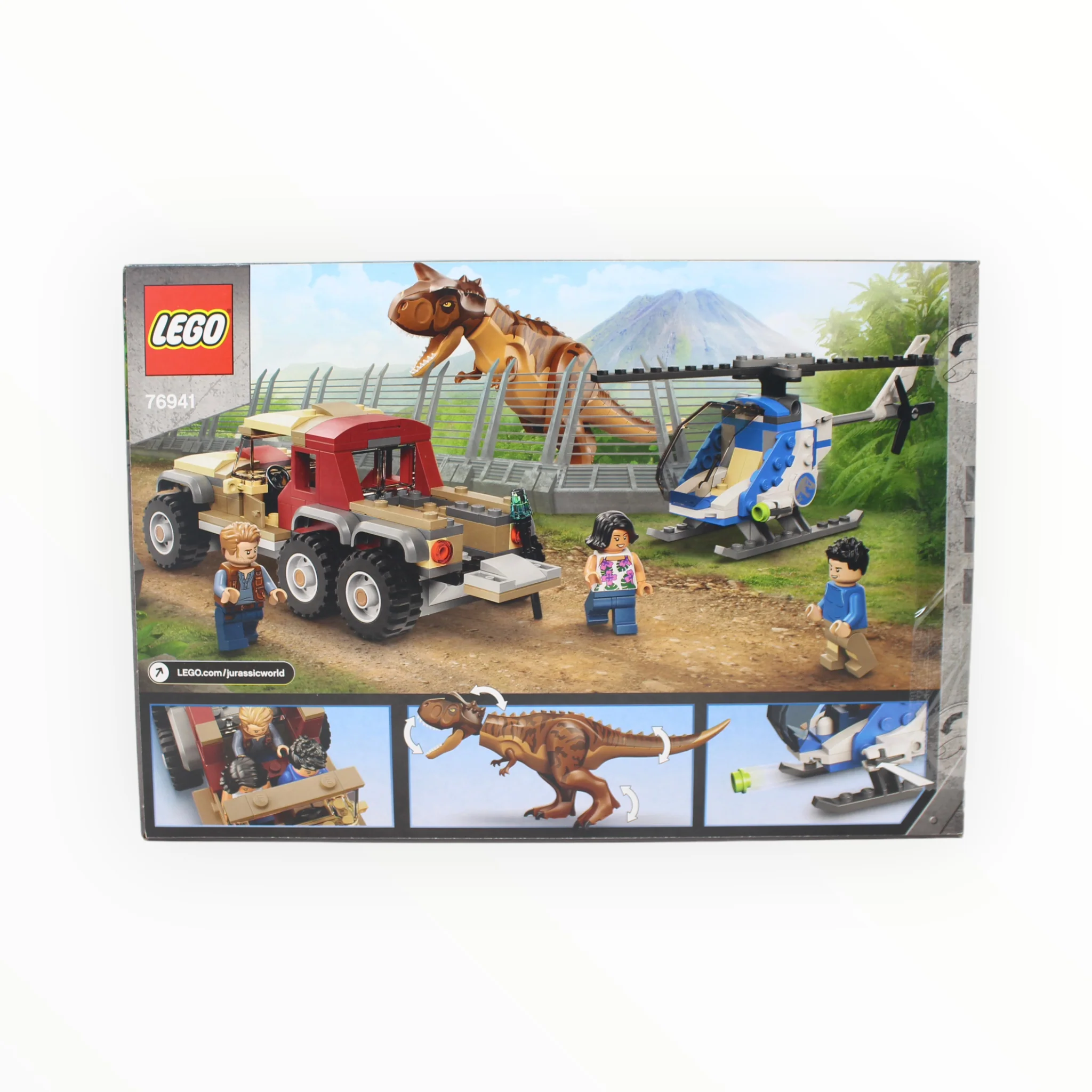 Certified Used Set 76941 Jurassic World Carnotaurus Dinosaur Chase - Image 2