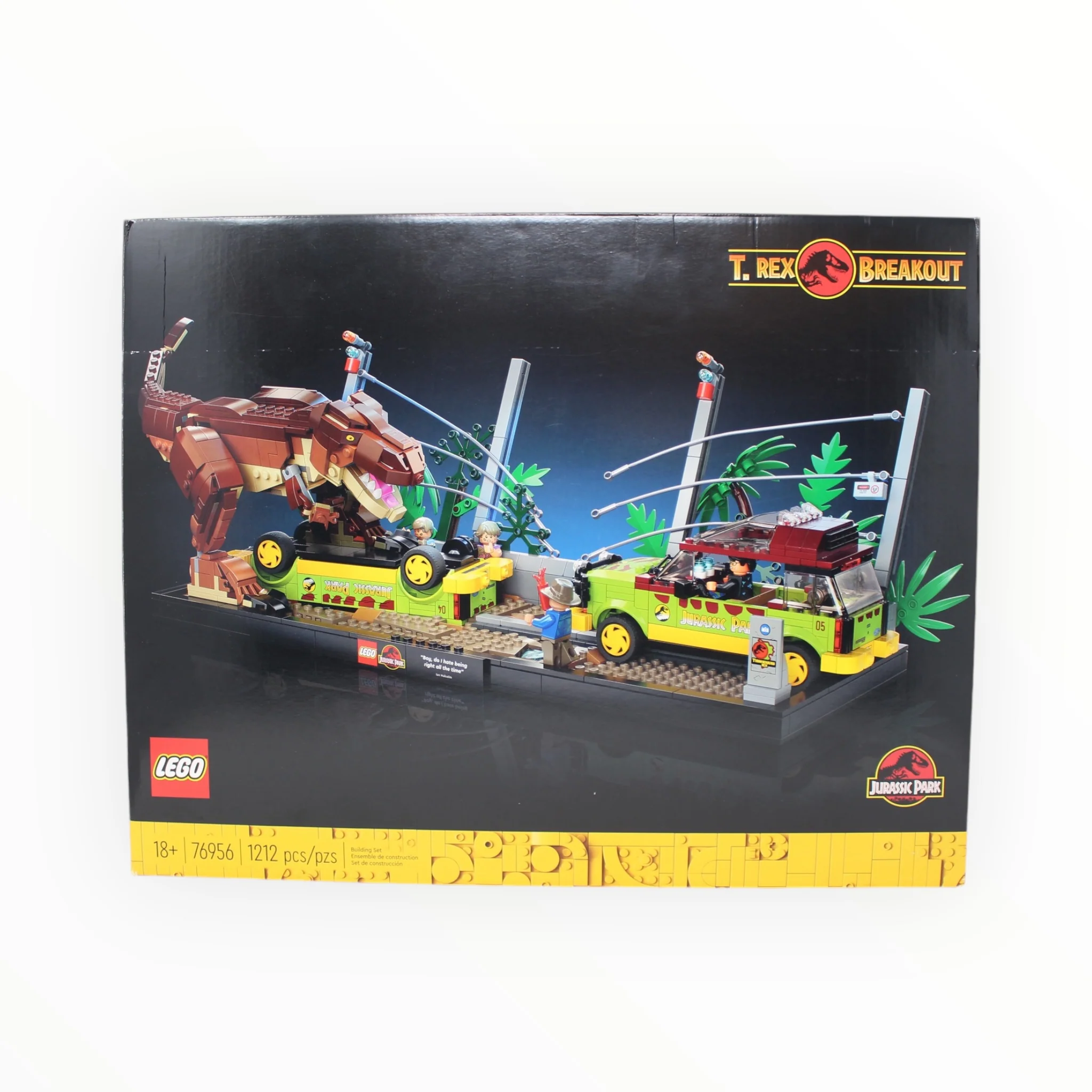 Certified Used Set 76956 Jurassic Park T. rex Breakout