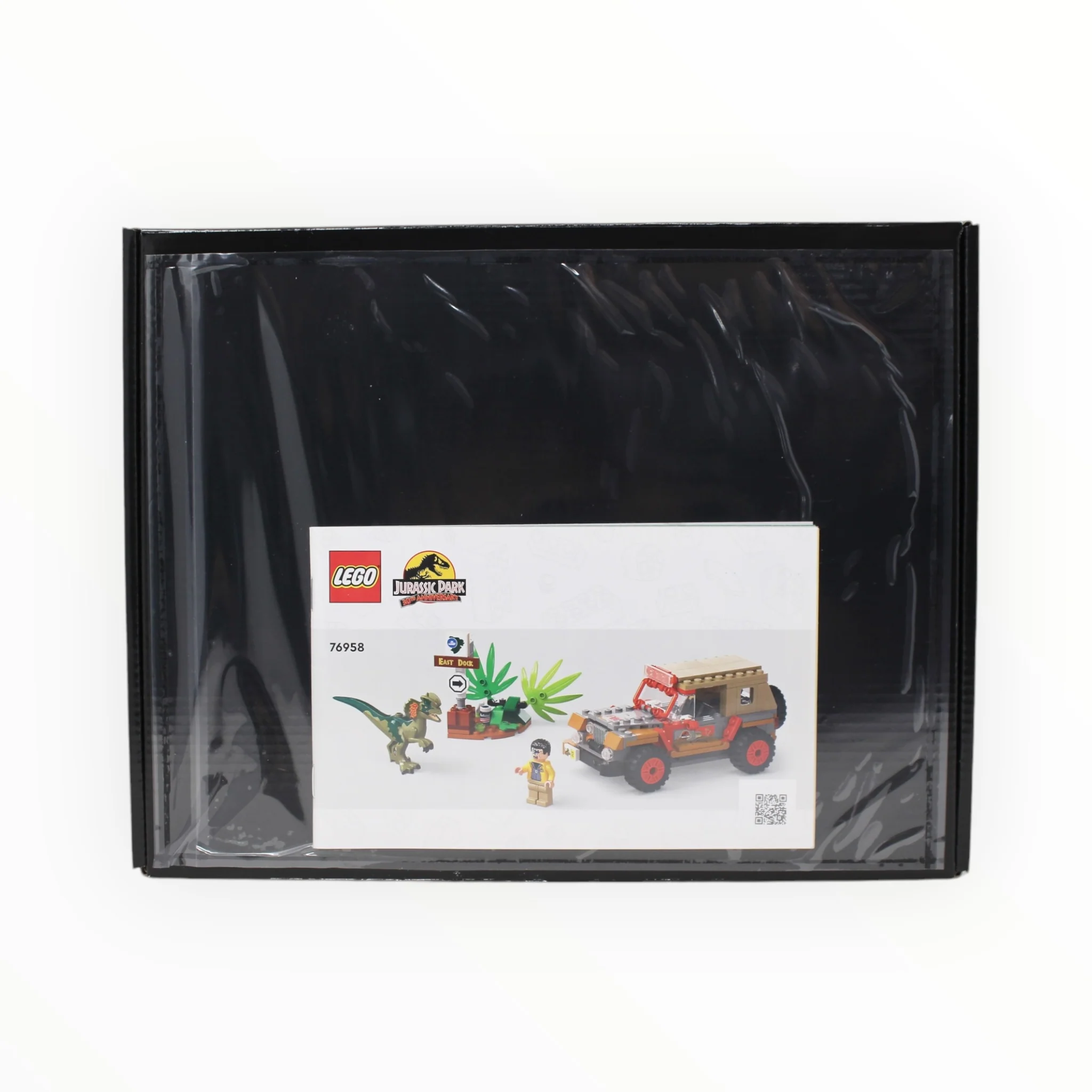 Certified Used Set 76958 Jurassic Park Dilophosaurus Ambush (no box, sealed bags)