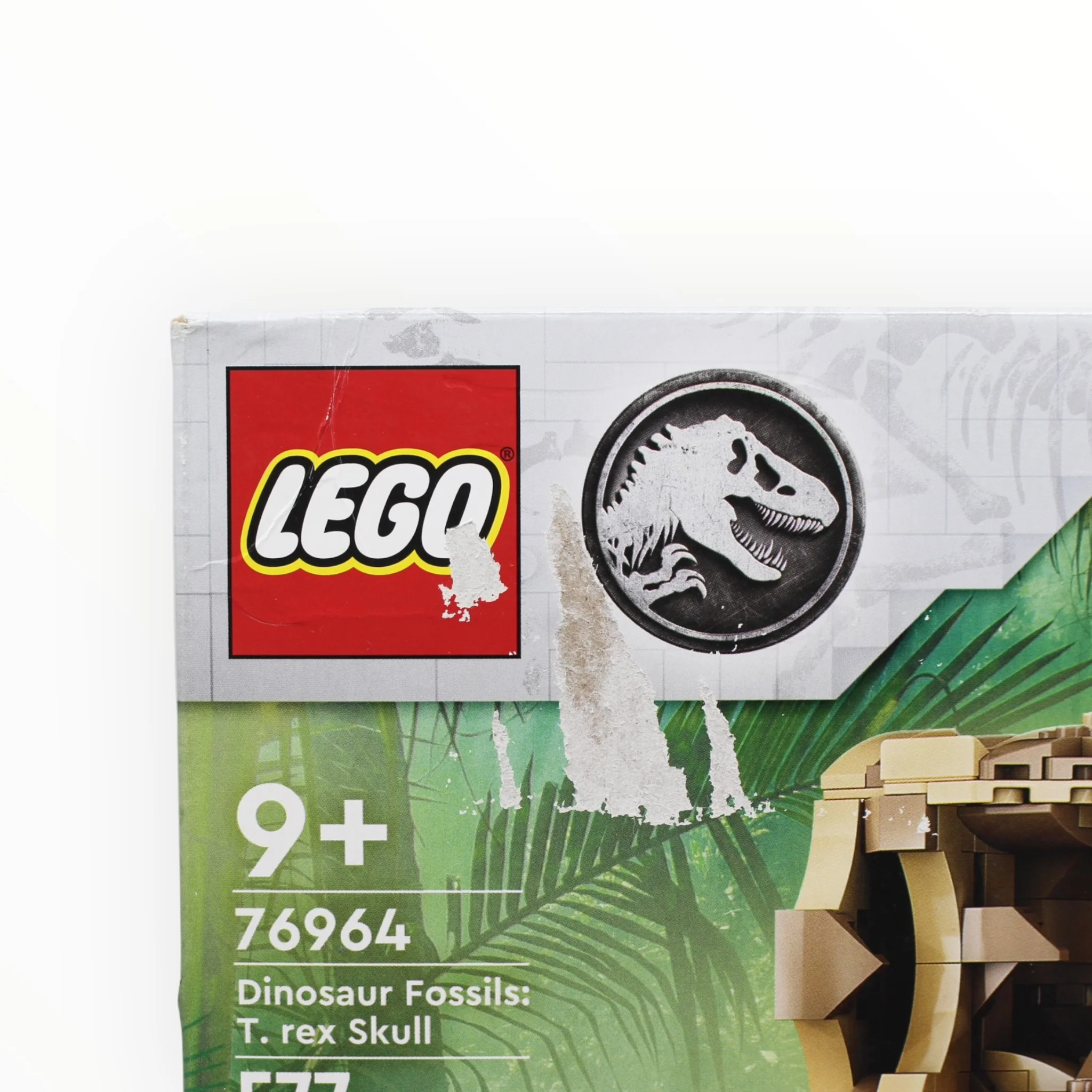 Certified Used Set 76964 Jurassic World Dinosaur Fossils: T. rex Skull (slight box damage) - Image 3