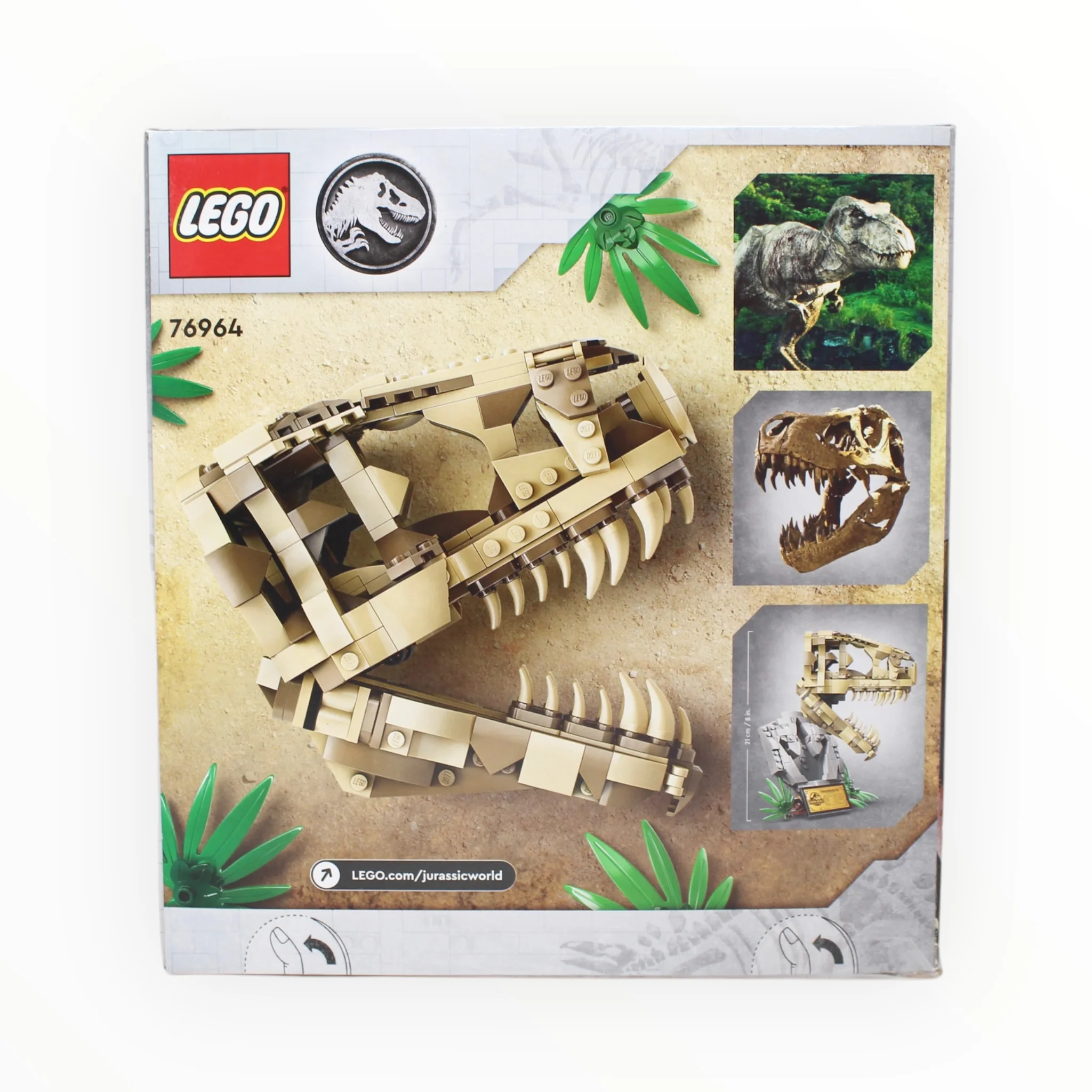 Certified Used Set 76964 Jurassic World Dinosaur Fossils: T. rex Skull - Image 2