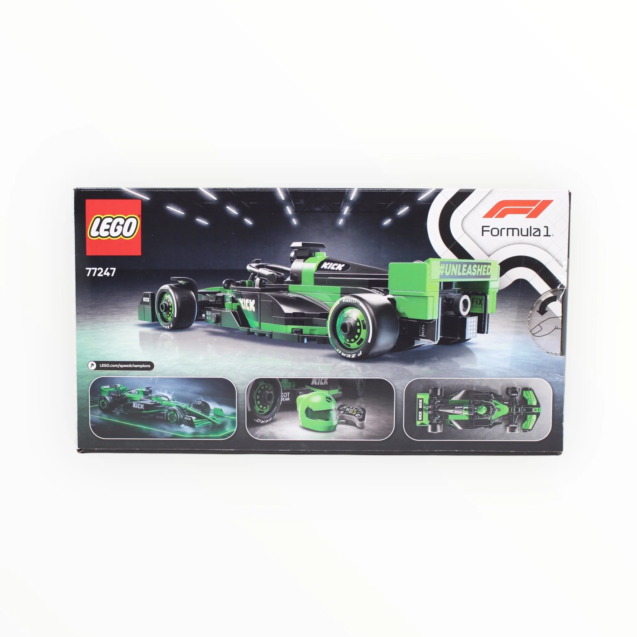 Certified Used Set 77247 Speed Champions KICK Sauber F1 Team C44 - Image 2