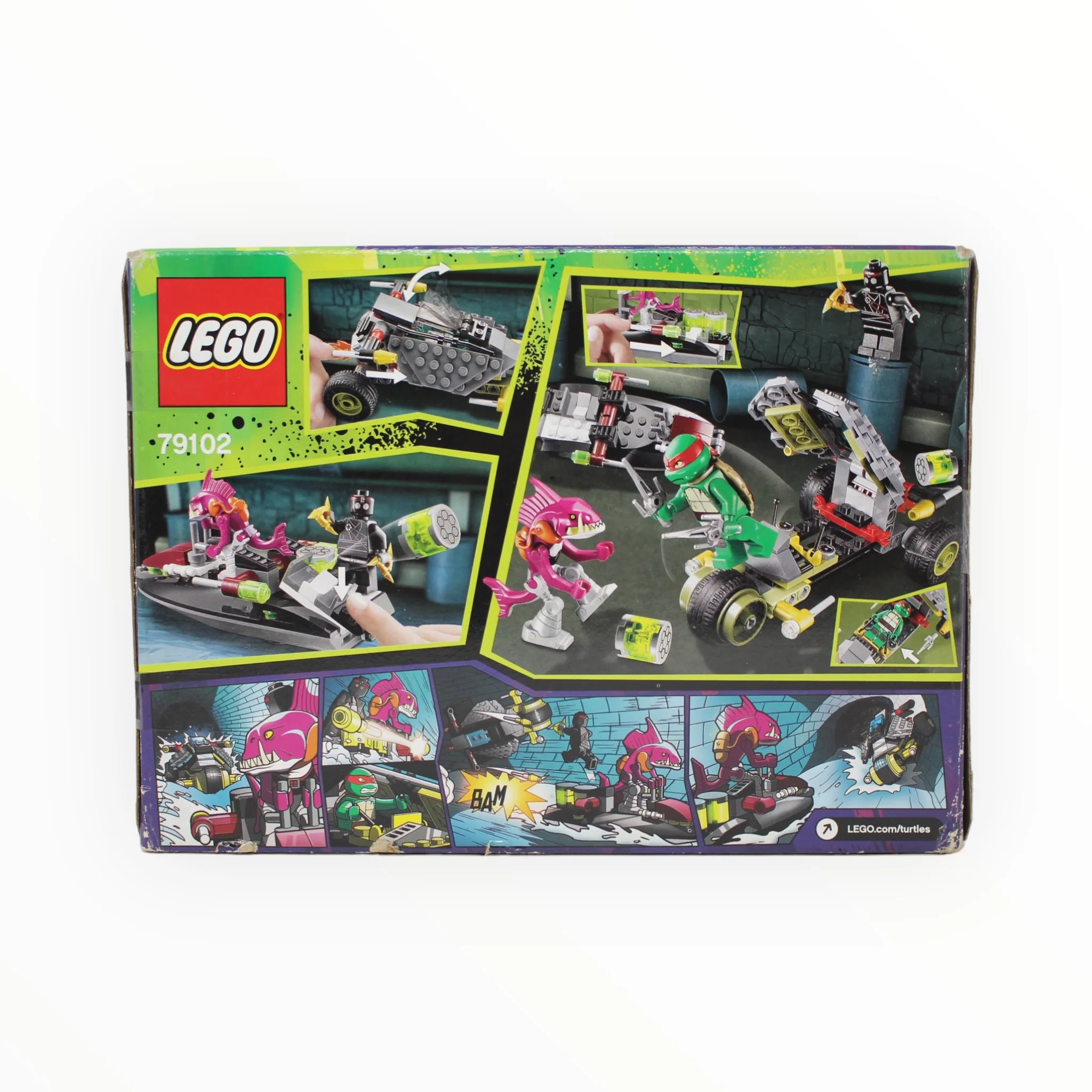 Certified Used Set 79102 Teenage Mutant Ninja Turtles Stealth Shell in Pursuit (open box, sealed bags) - Image 2