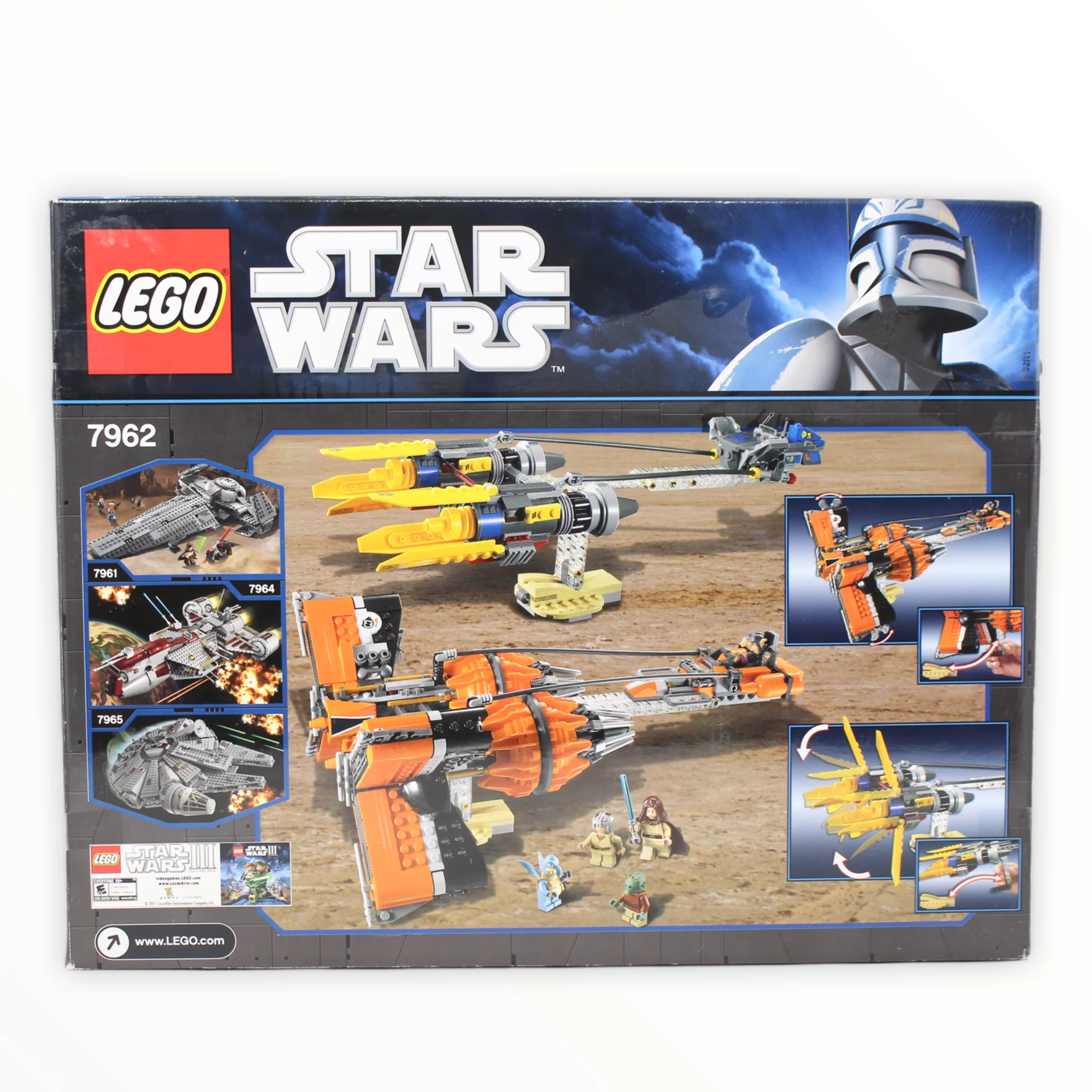 Certified Used Set 7962 Star Wars Anakins & Sebulbas Podracers - Image 2