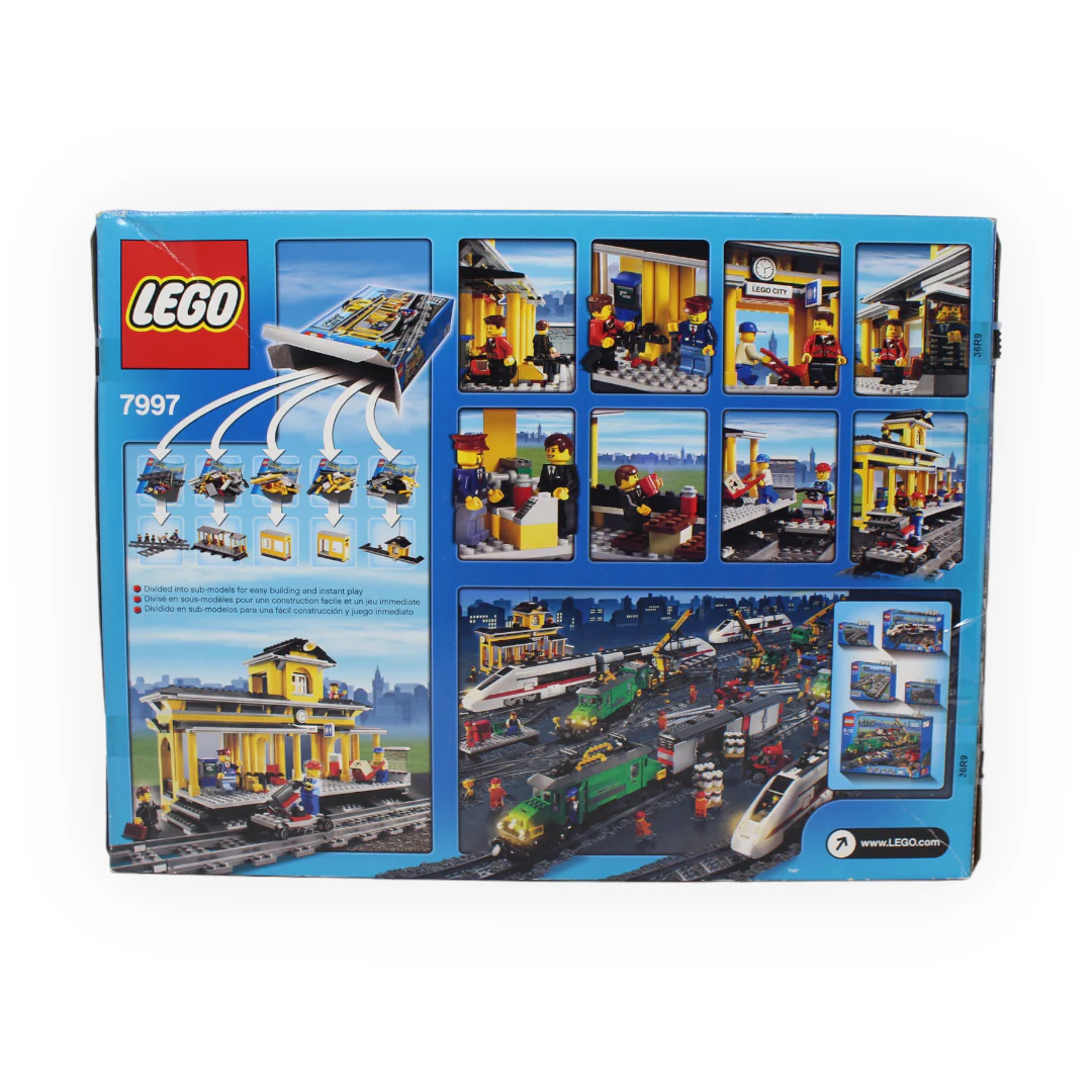 Certified Used Set 7997 City Train Station - Image 2