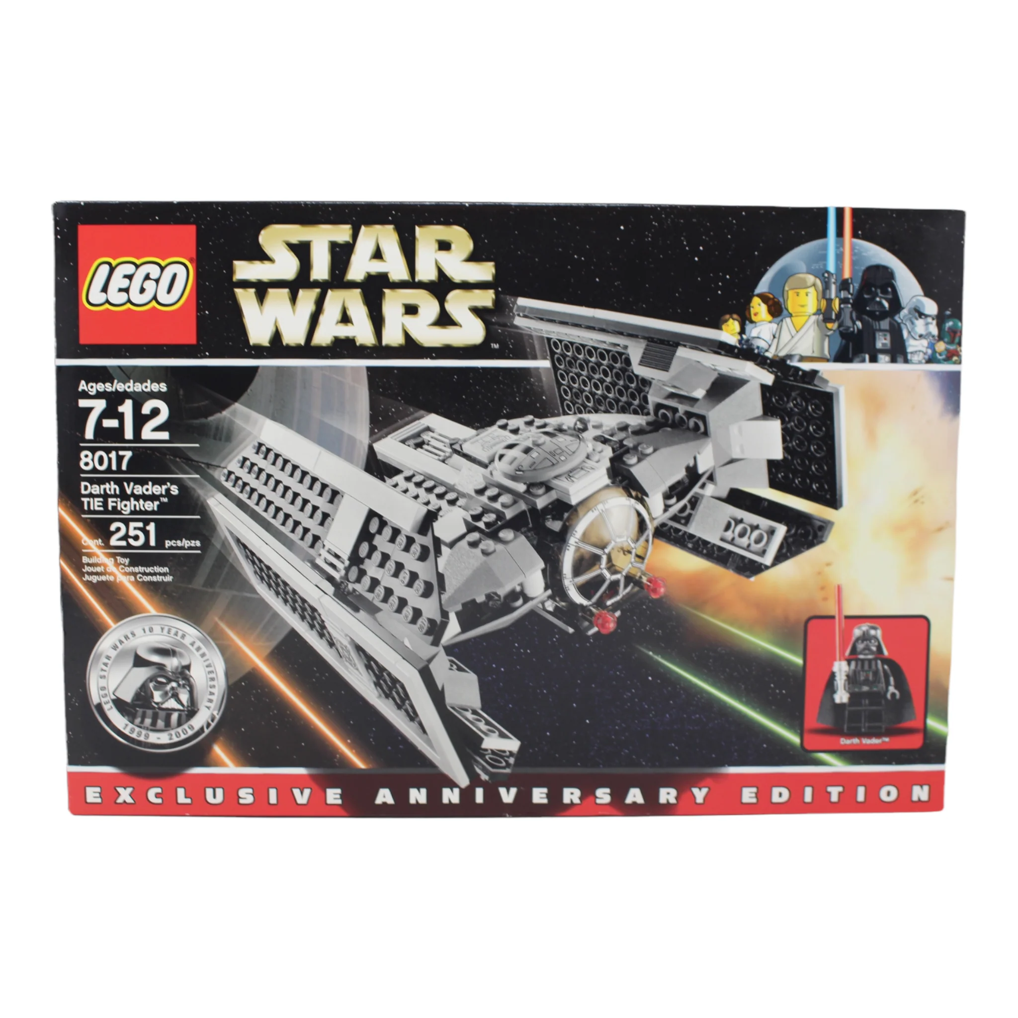 Certified Used Set 8017 Star Wars Darth Vader’s TIE Fighter