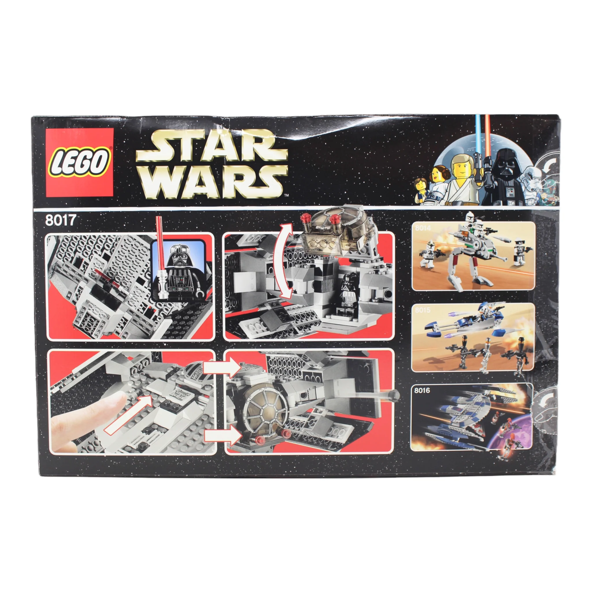Certified Used Set 8017 Star Wars Darth Vader’s TIE Fighter - Image 2