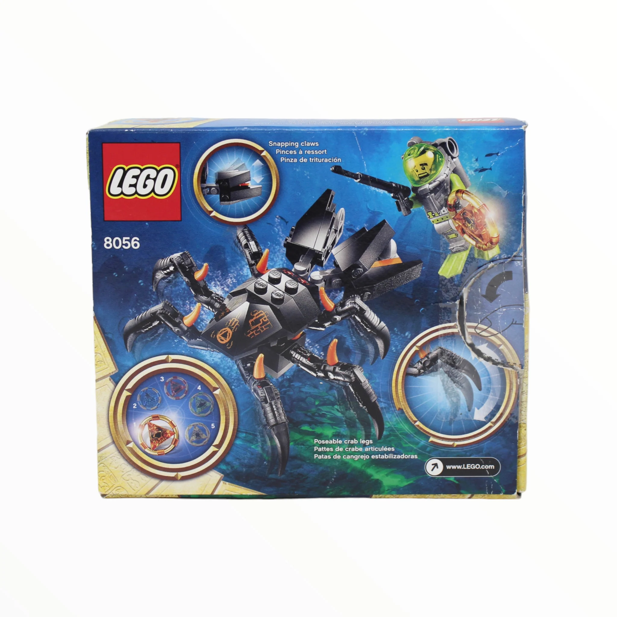 Certified Used Set 8056 Atlantis Monster Crab Clash - Image 2