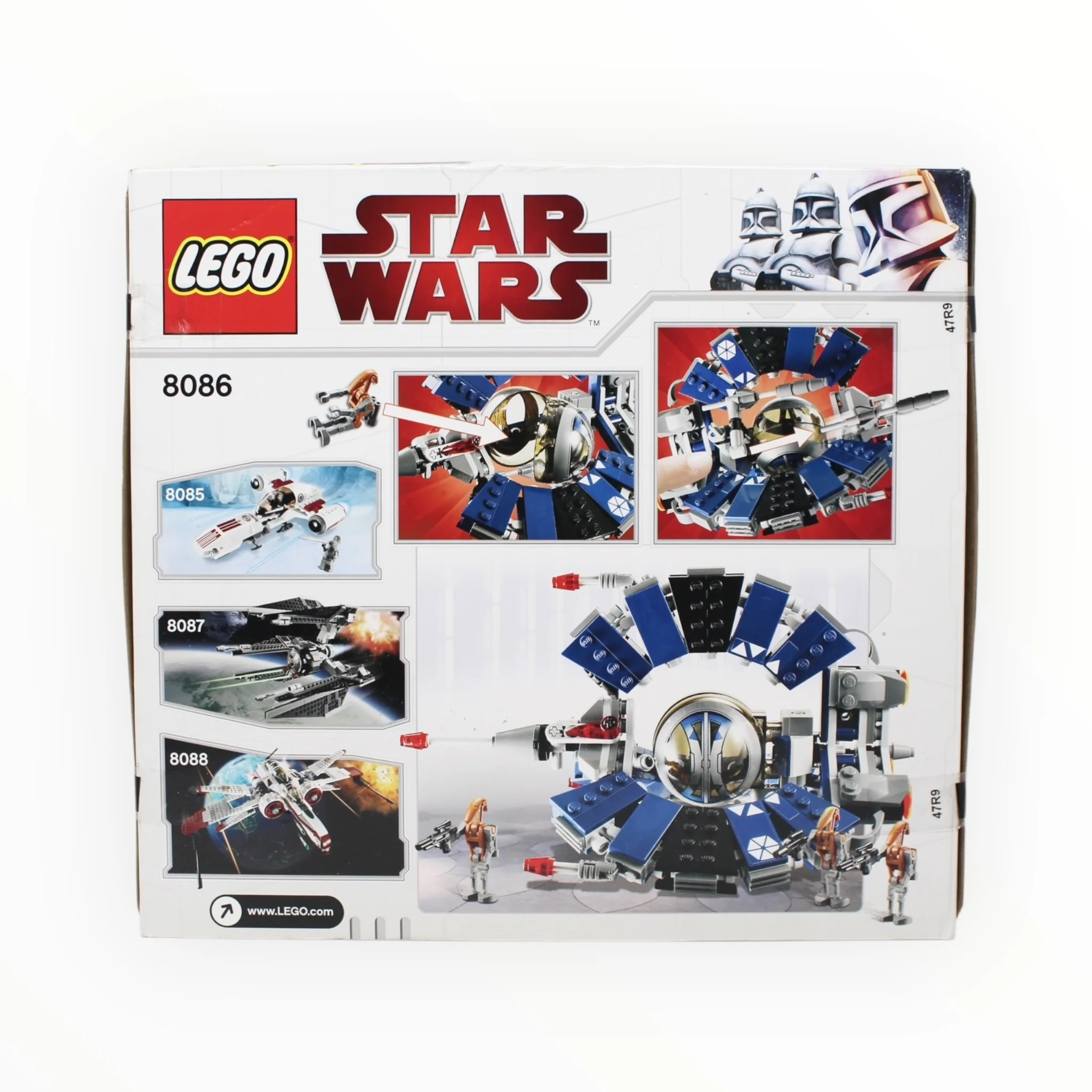 Certified Used Set 8086 Star Wars Droid Tri-Fighter (open box, sealed bags) - Image 2
