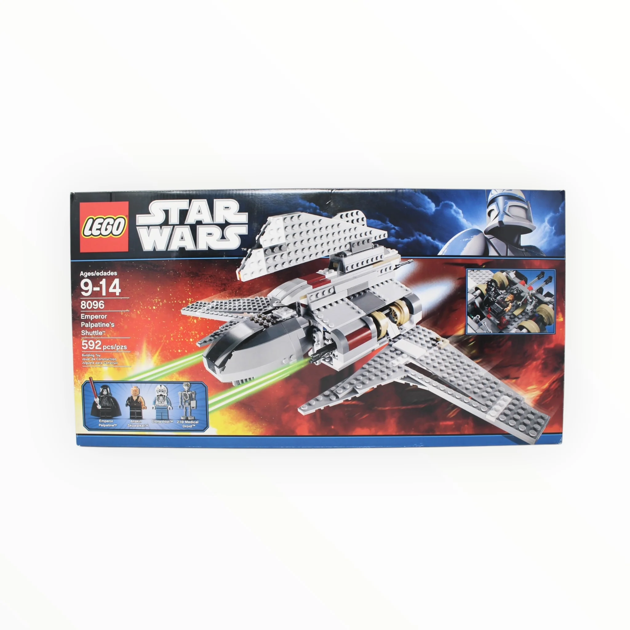 Certified Used Set 8096 Star Wars Emperor Palpatineās Shuttle